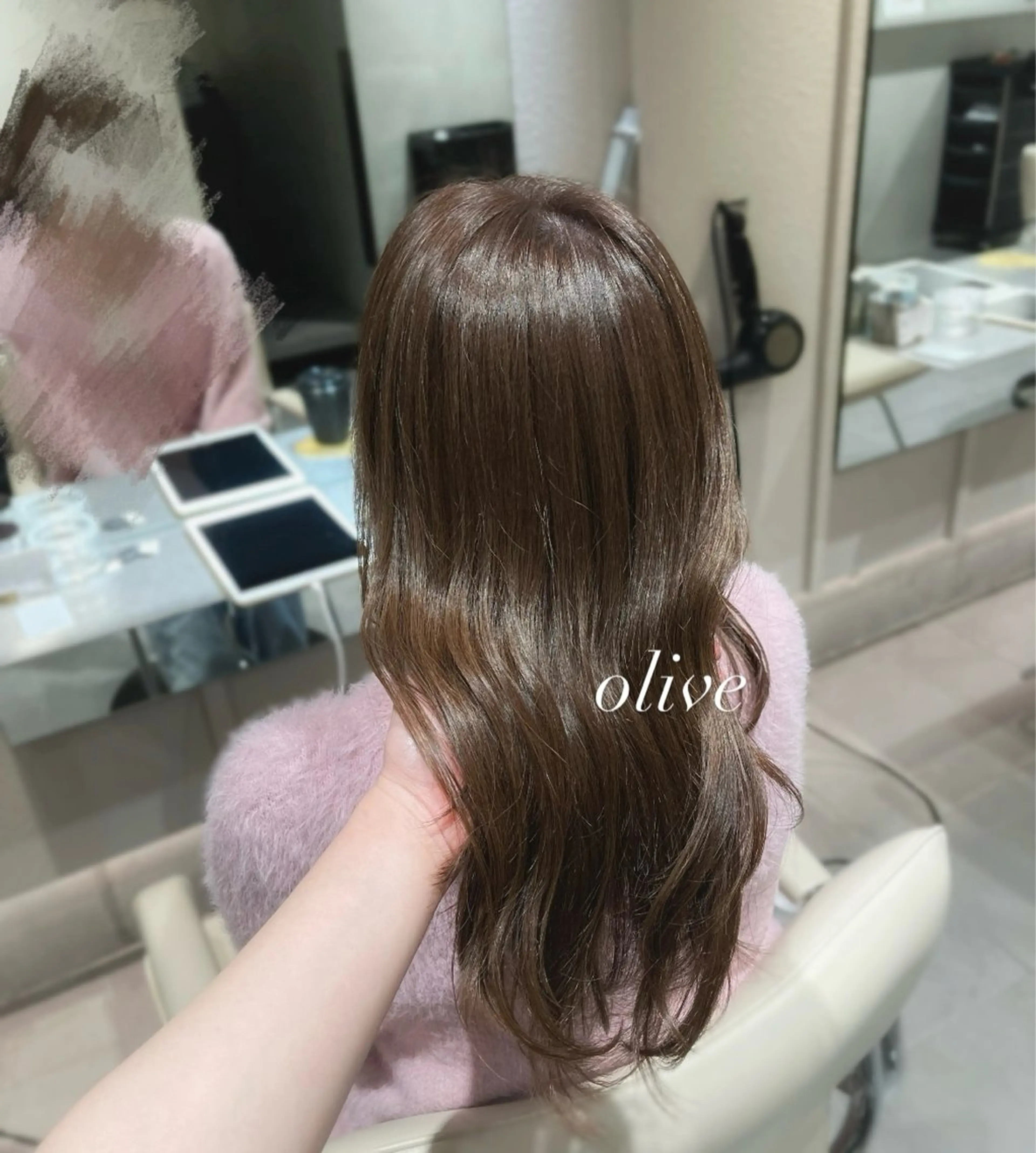 【新規学割🎀】カット✂️➕ブリーチなしダブルカラー➕シャンプー➕トリートメントの写真