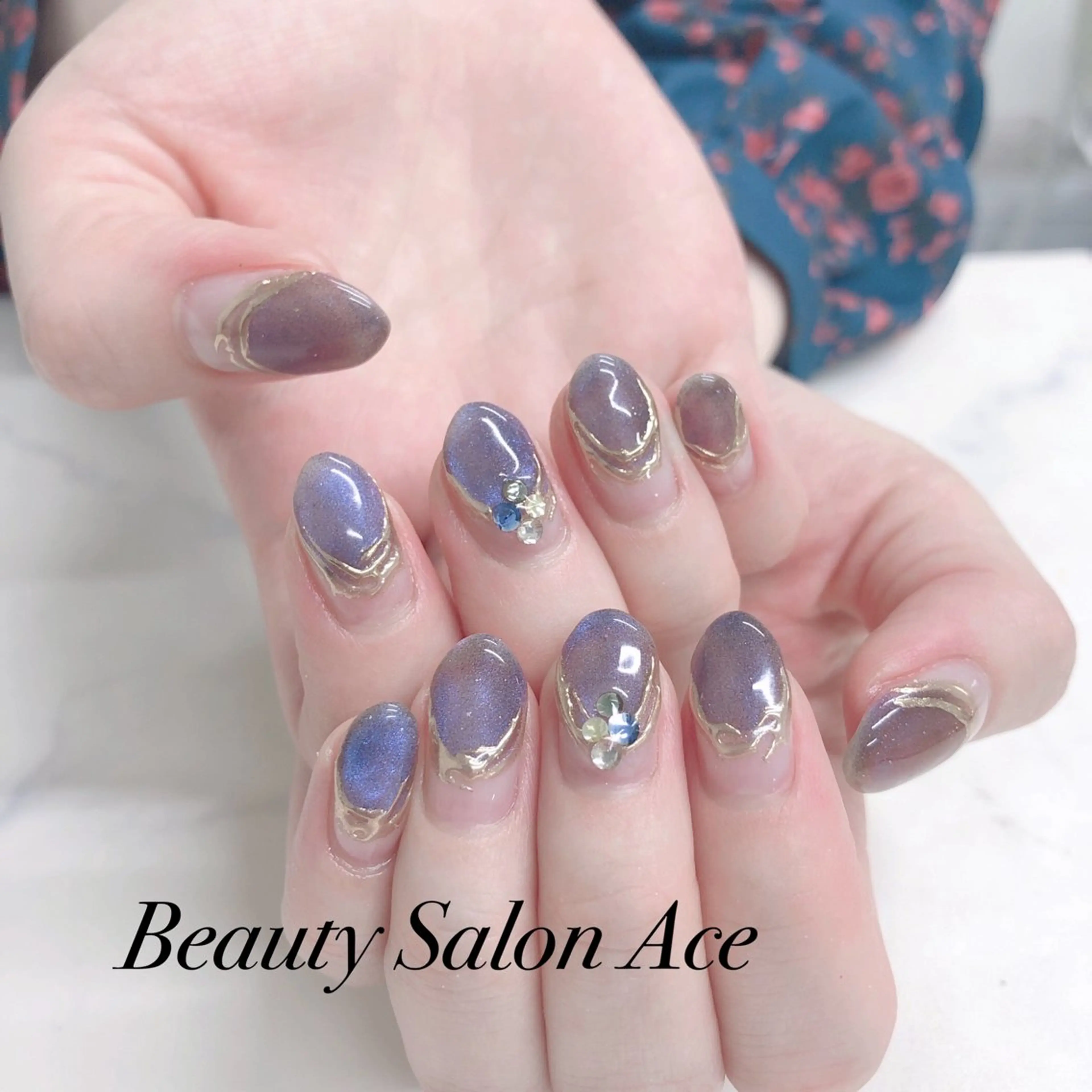 ネイル メンズネイル ハンドネイル ハンドケア Beauty Salon Ace（ネイルサロン　エース）所属・池袋フィルイン Ace♡長さだしのネイルデザイン