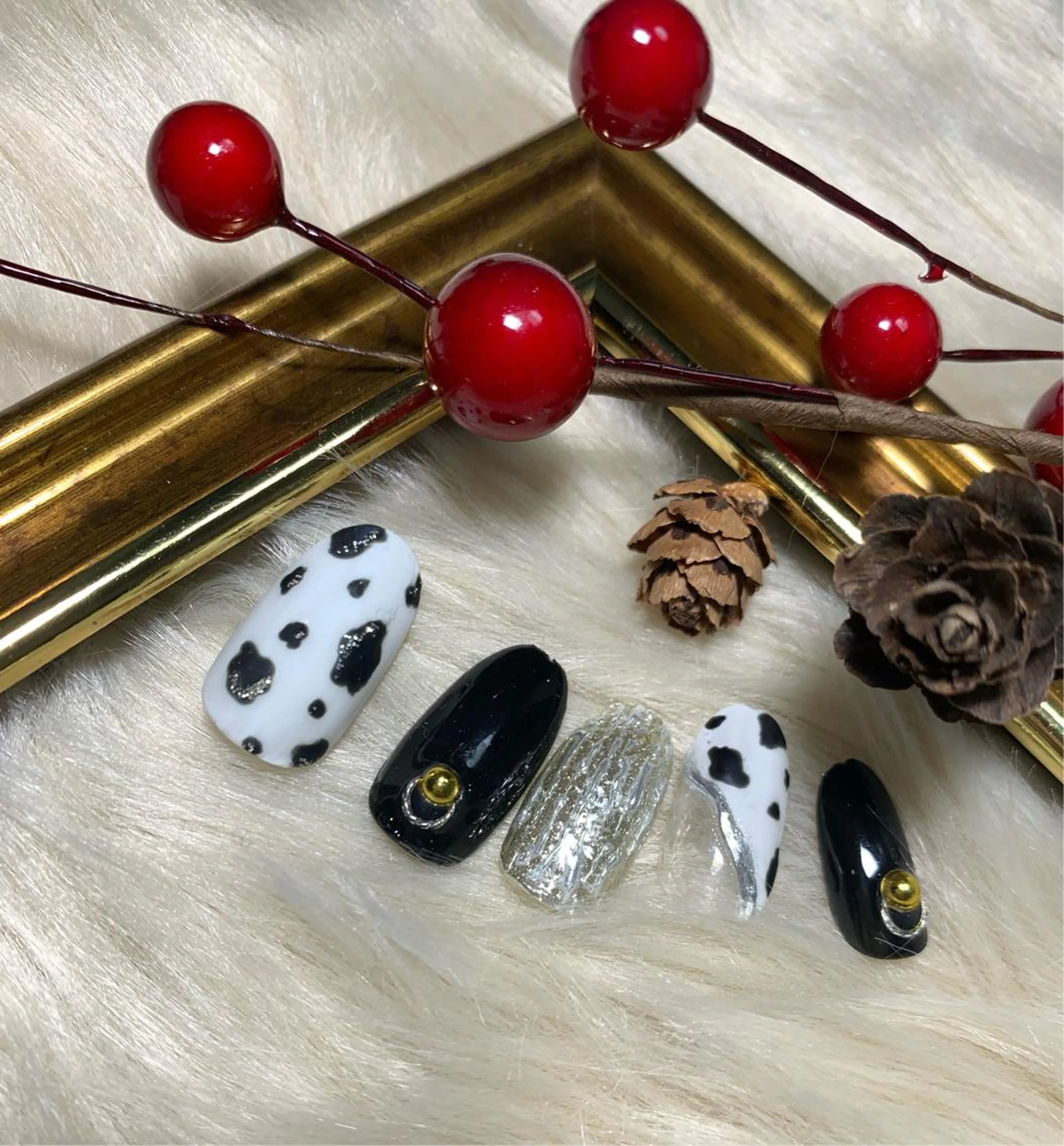 ネイル ミラーネイル はるひな ねいるのネイルデザイン