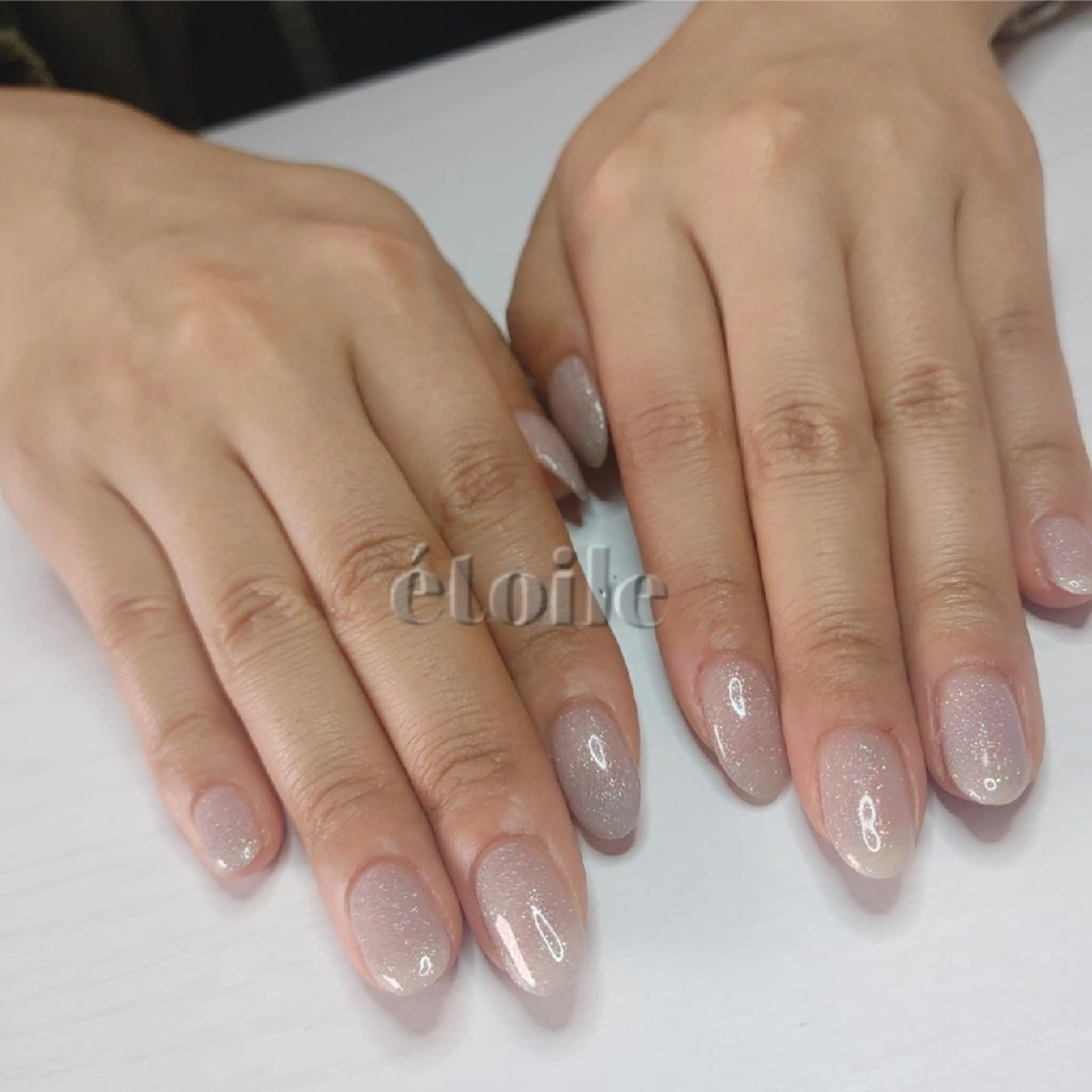 ネイル ラメ(グリッター) ハンドネイル ハンドケア étoile(エトワール)所属・山田 可愛のネイルデザイン