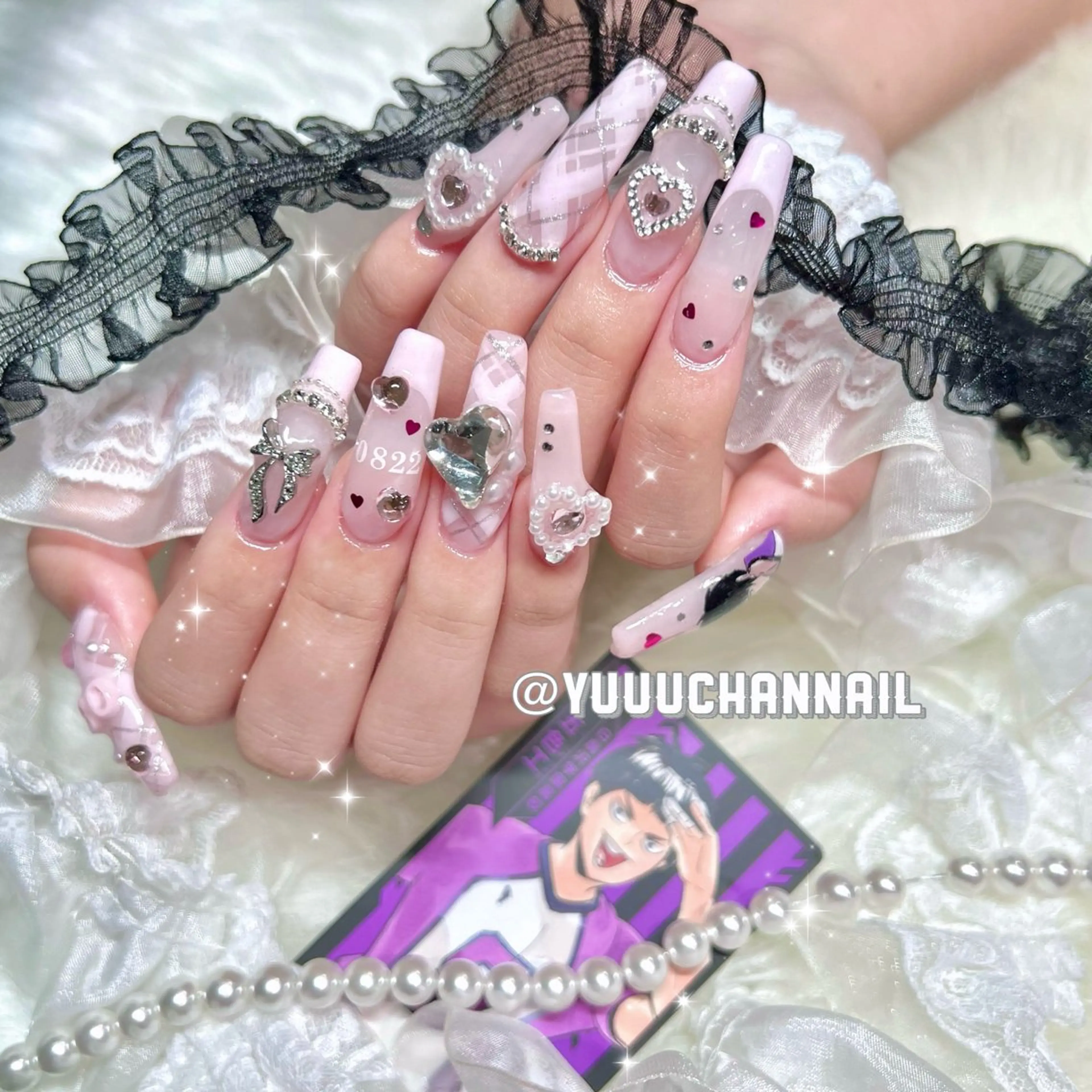 ネイル 痛ネイル🩷渋谷 🧸Yunaのネイルデザイン