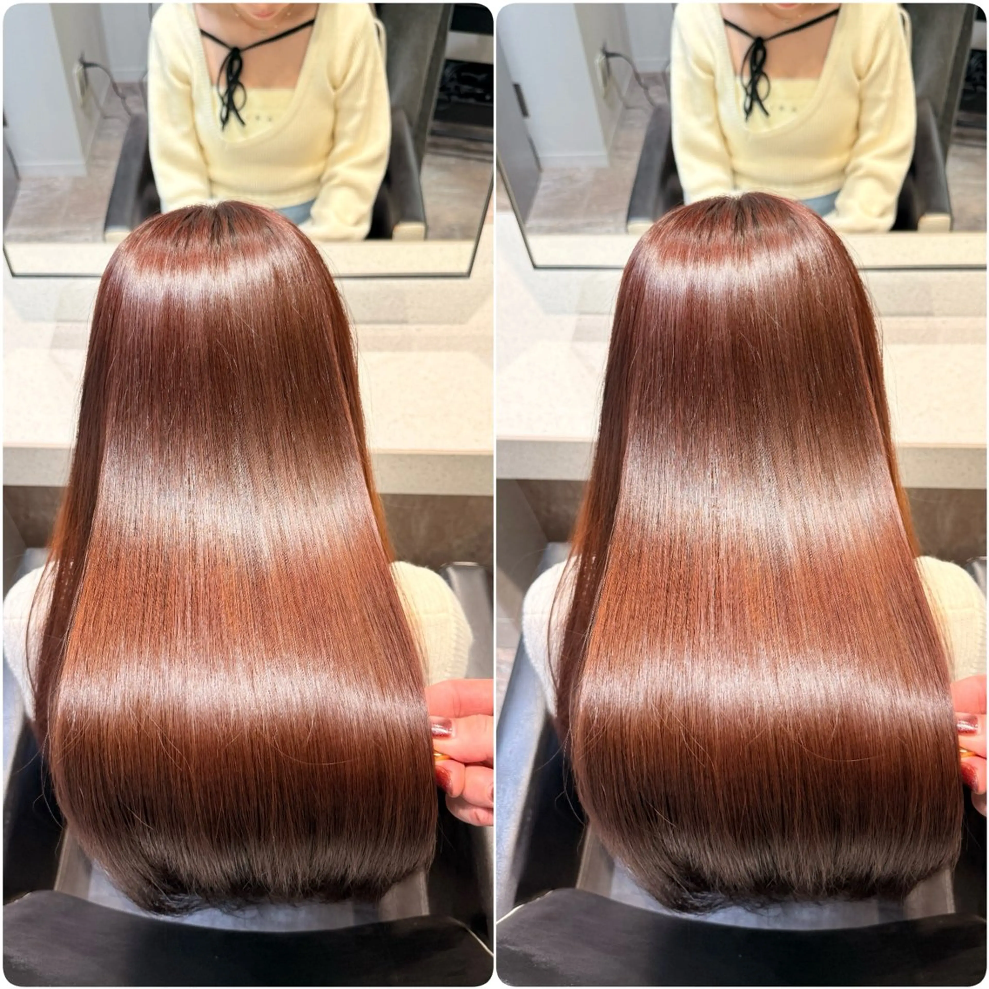 ロング カラー カット ヘアカラー トリートメント ヘッドスパ youres hair 髪質改善トリートメント&ヘッドスパ　新宿EAST所属・🌹ULTOWA🌹 髪質改善/縮毛/店長のヘアスタイル