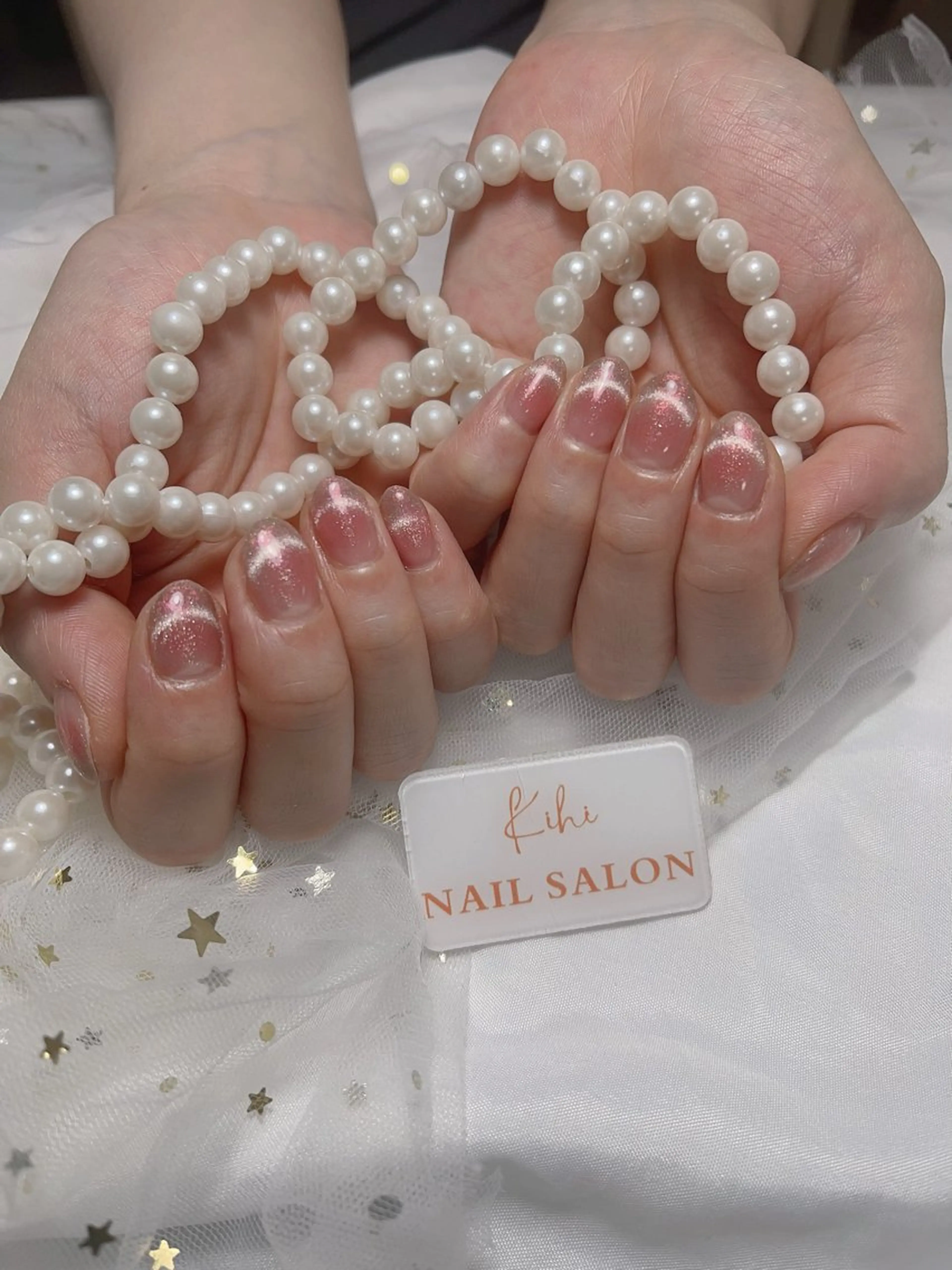 ネイル アートネイル フレンチネイル ジェルネイル グラデーション 韓国ネイル ハンドネイル 💕鈴木ユリ パラジェル/オフ無料のネイルデザイン