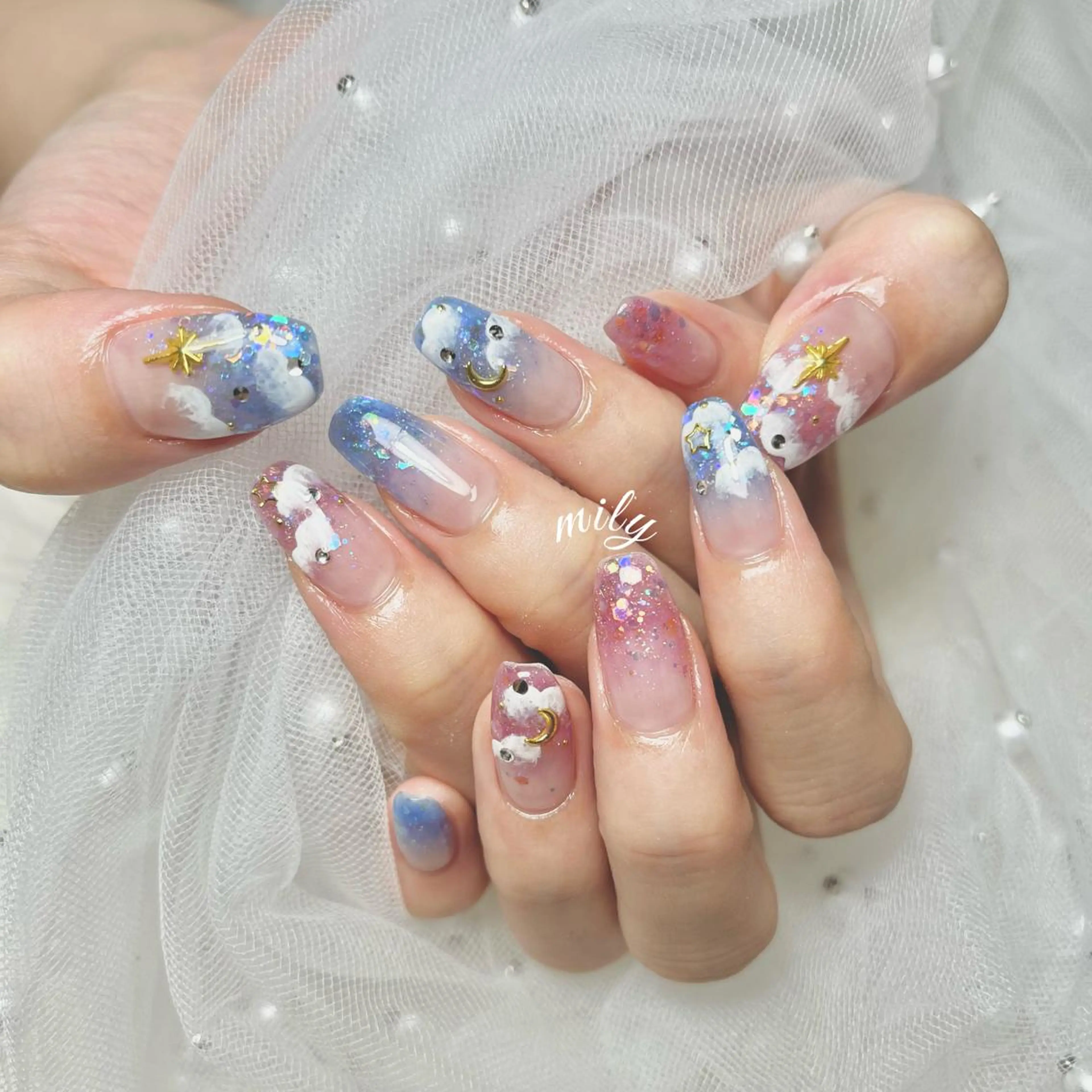 ネイル mily_harajuku所属・韓国ネイル☁️ haruna🌛のネイルデザイン