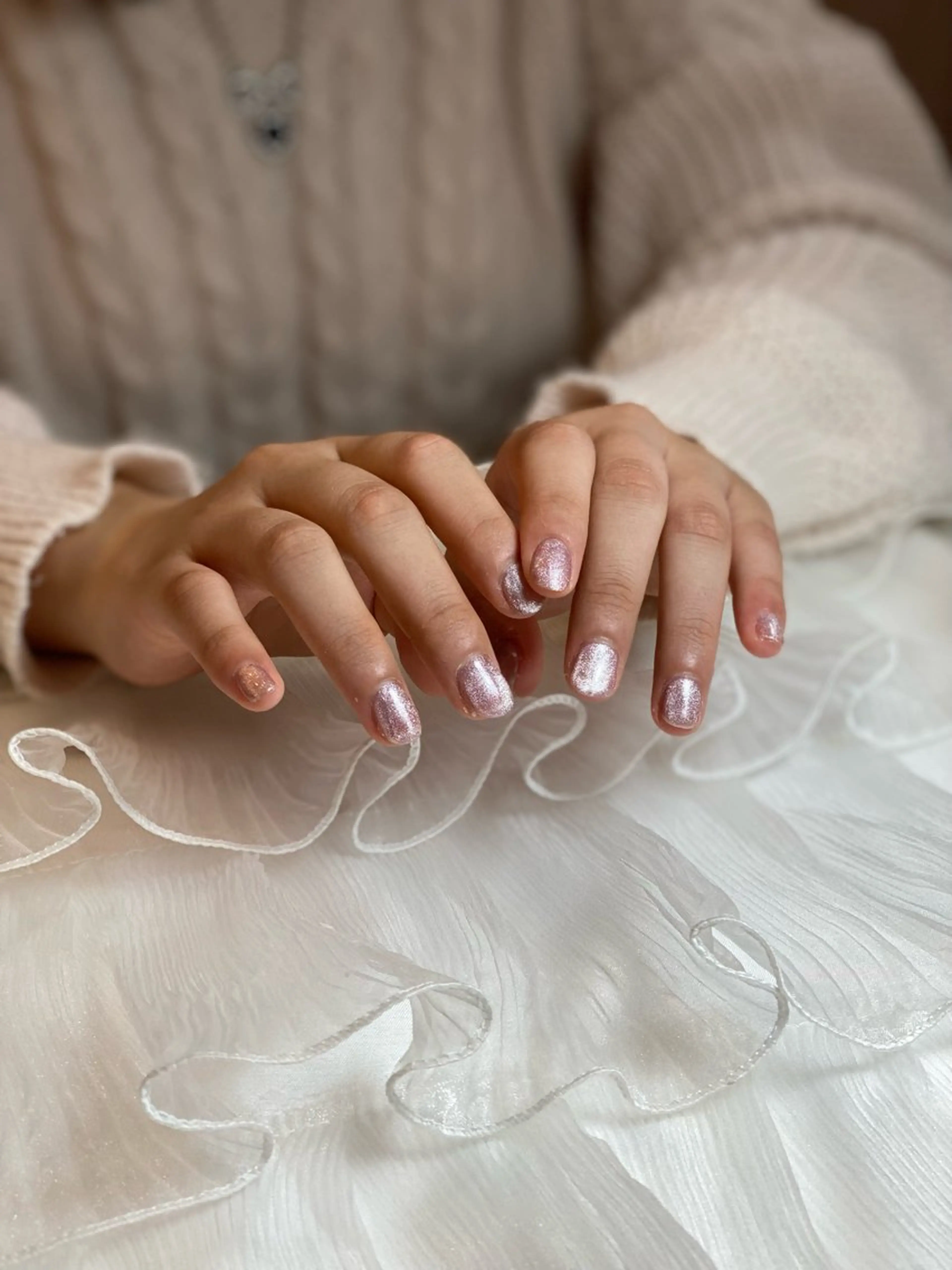 ネイル ネイル空間所属・muguet🎀 nailのネイルデザイン