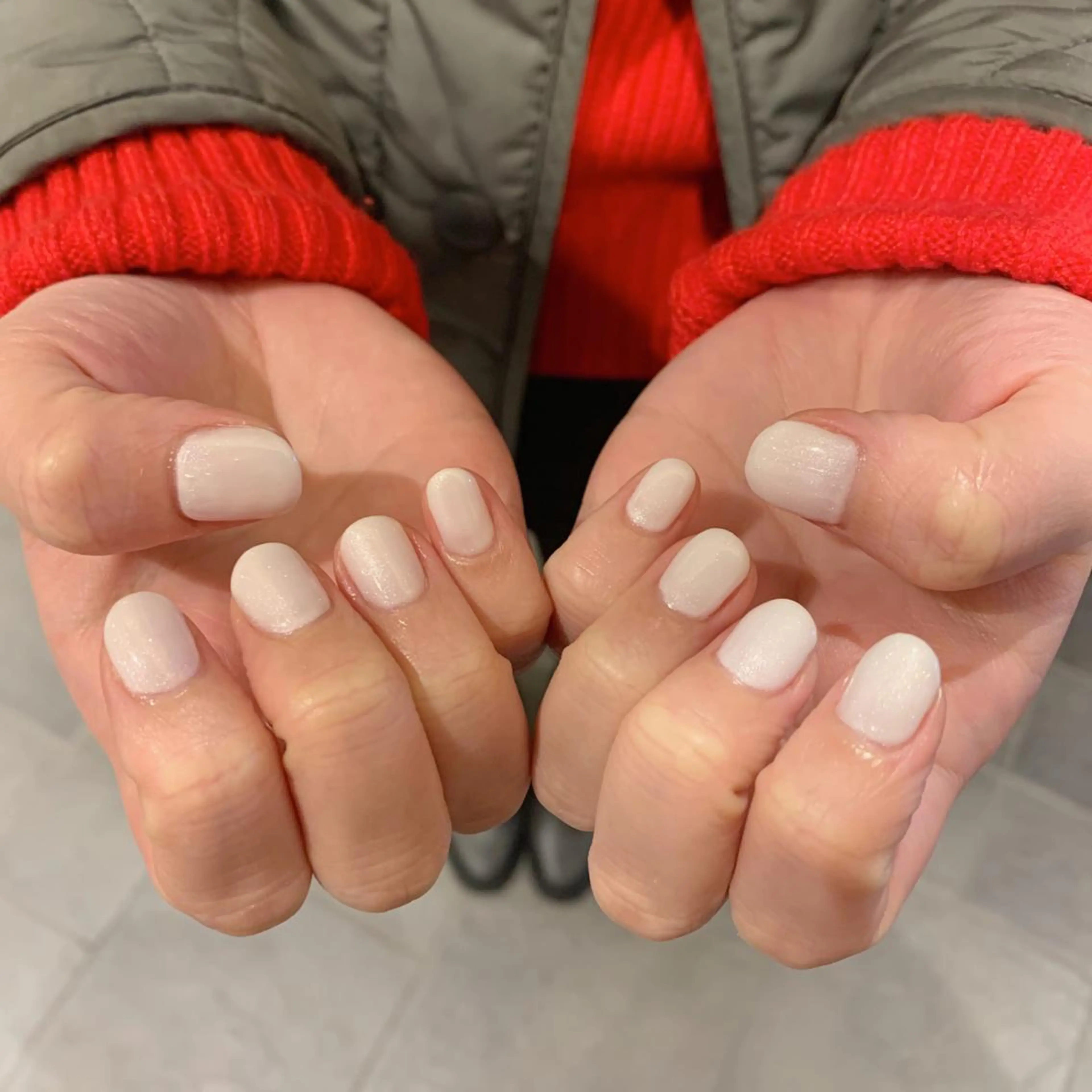 ネイル ジェルネイル ワンカラーネイル パラジェル 鈴木 里奈のネイルデザイン