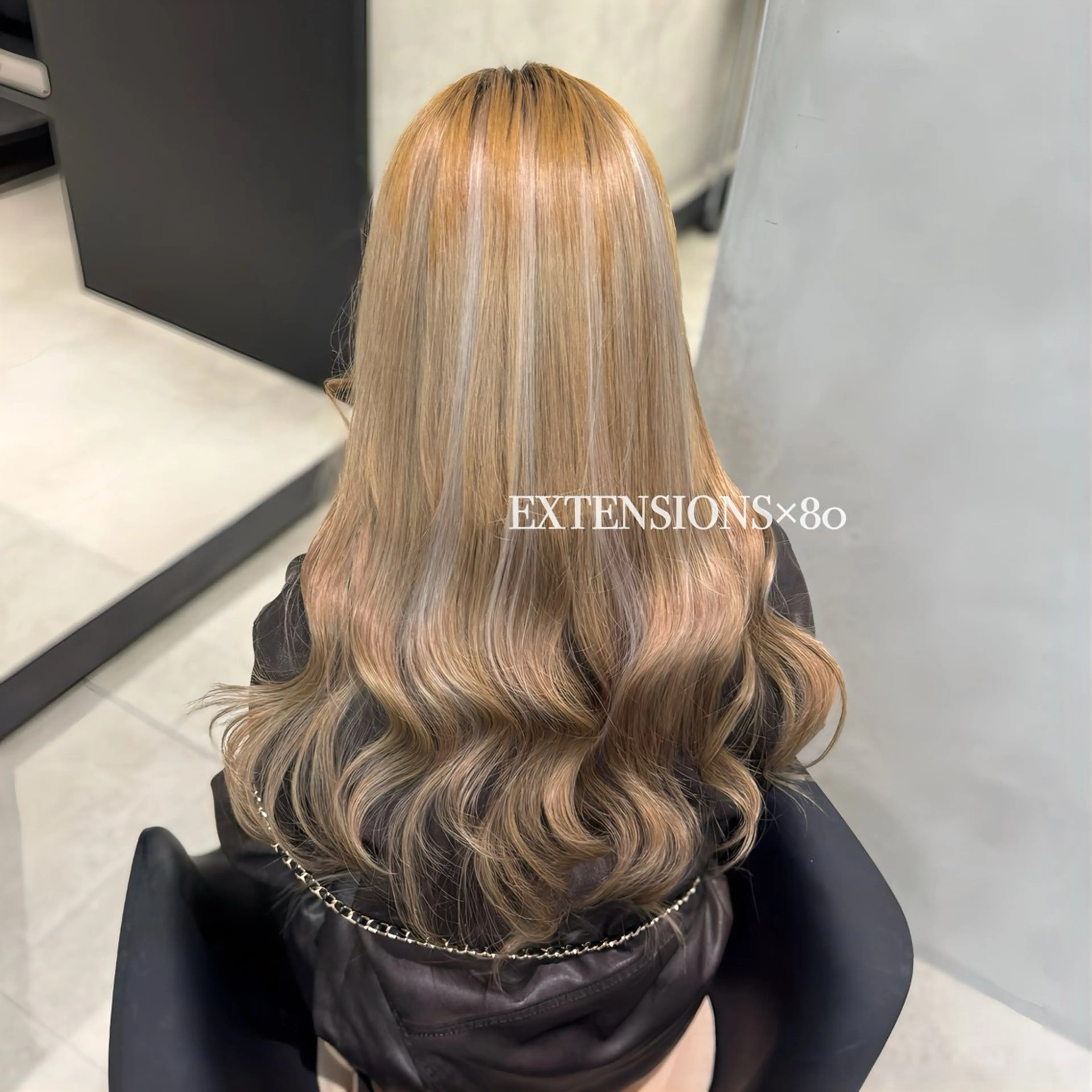 ロング エクステ エクステ 大阪 梅田/ ハイトーン/エクステのヘアスタイル