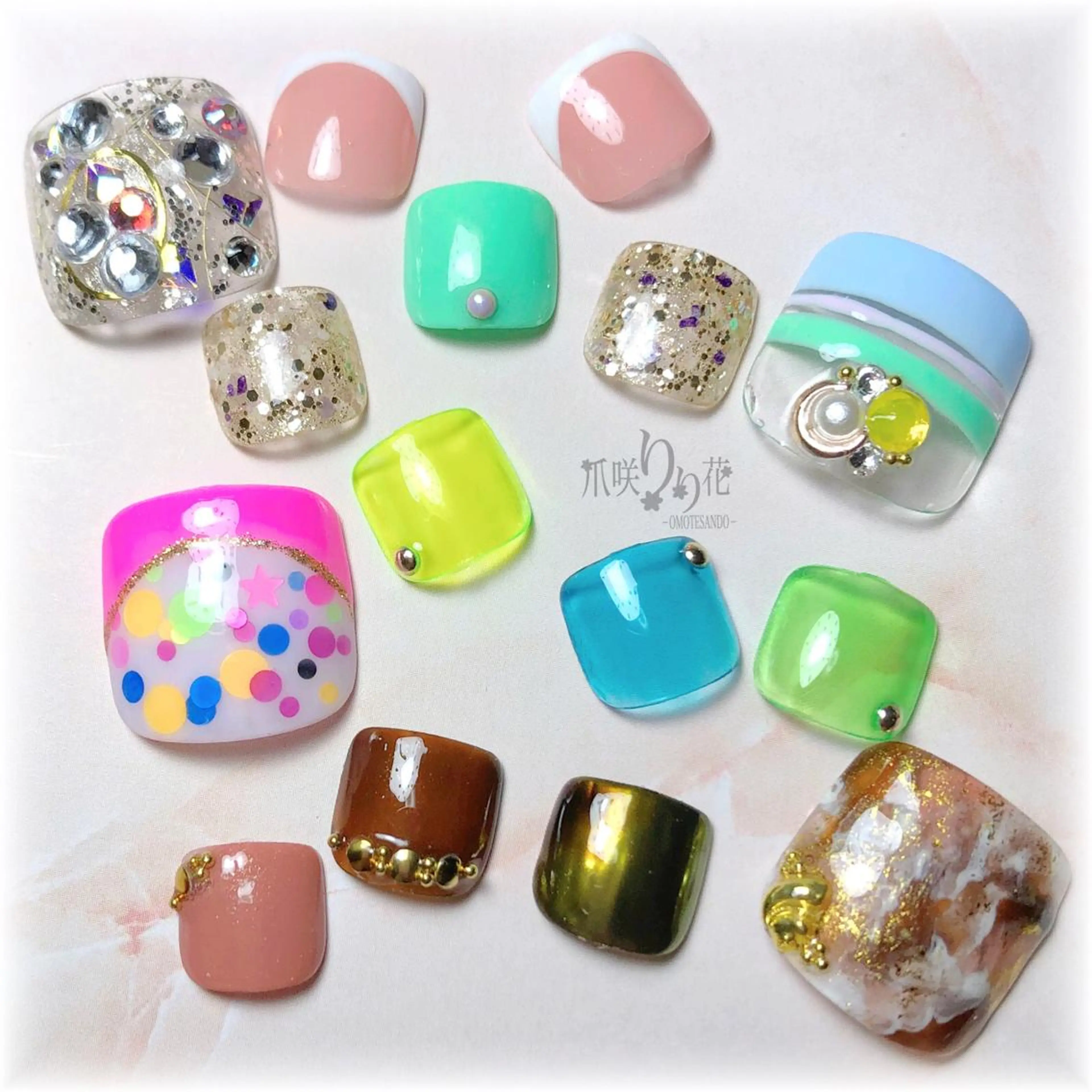 ネイル 爪咲 りり花のネイルデザイン