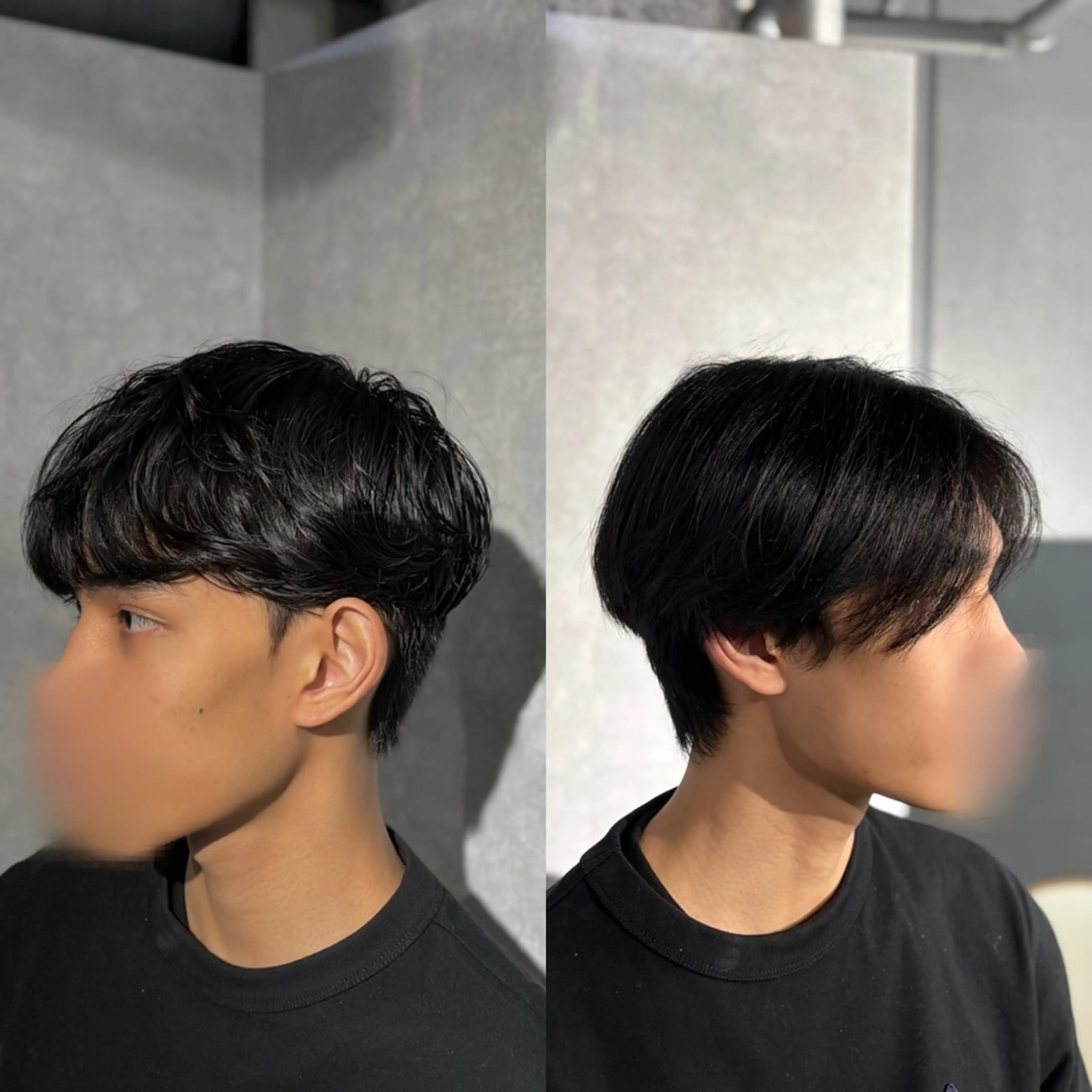 ショート パーマ メンズ カット パーマ 韓国メンズヘア/ ダウンパーマ/歩夢のヘアスタイル
