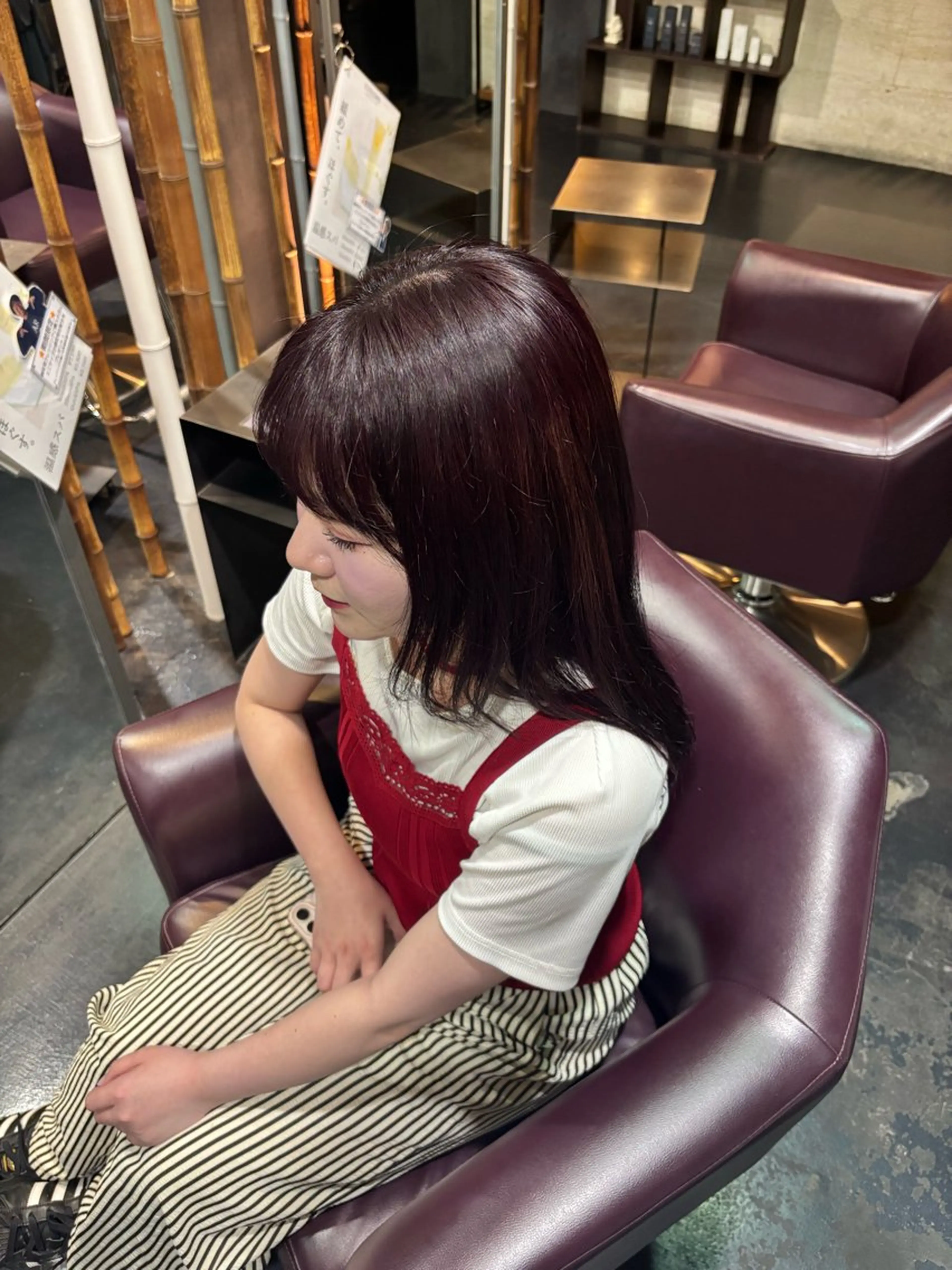 セミロング saraju コナツのヘアスタイル