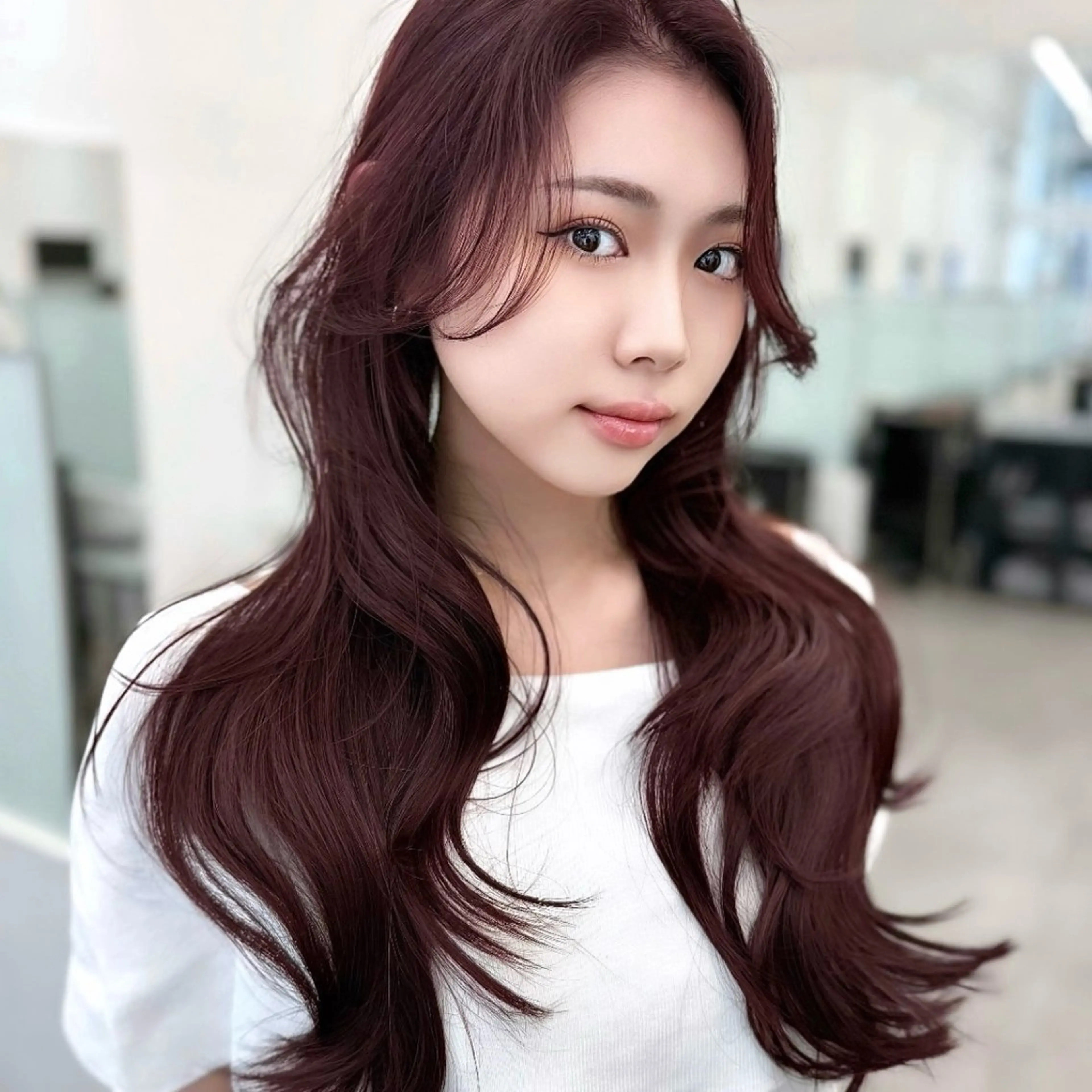 ロング nit by AHNKISM所属・韓国ヘア💎レイヤー カットYUYAのヘアスタイル