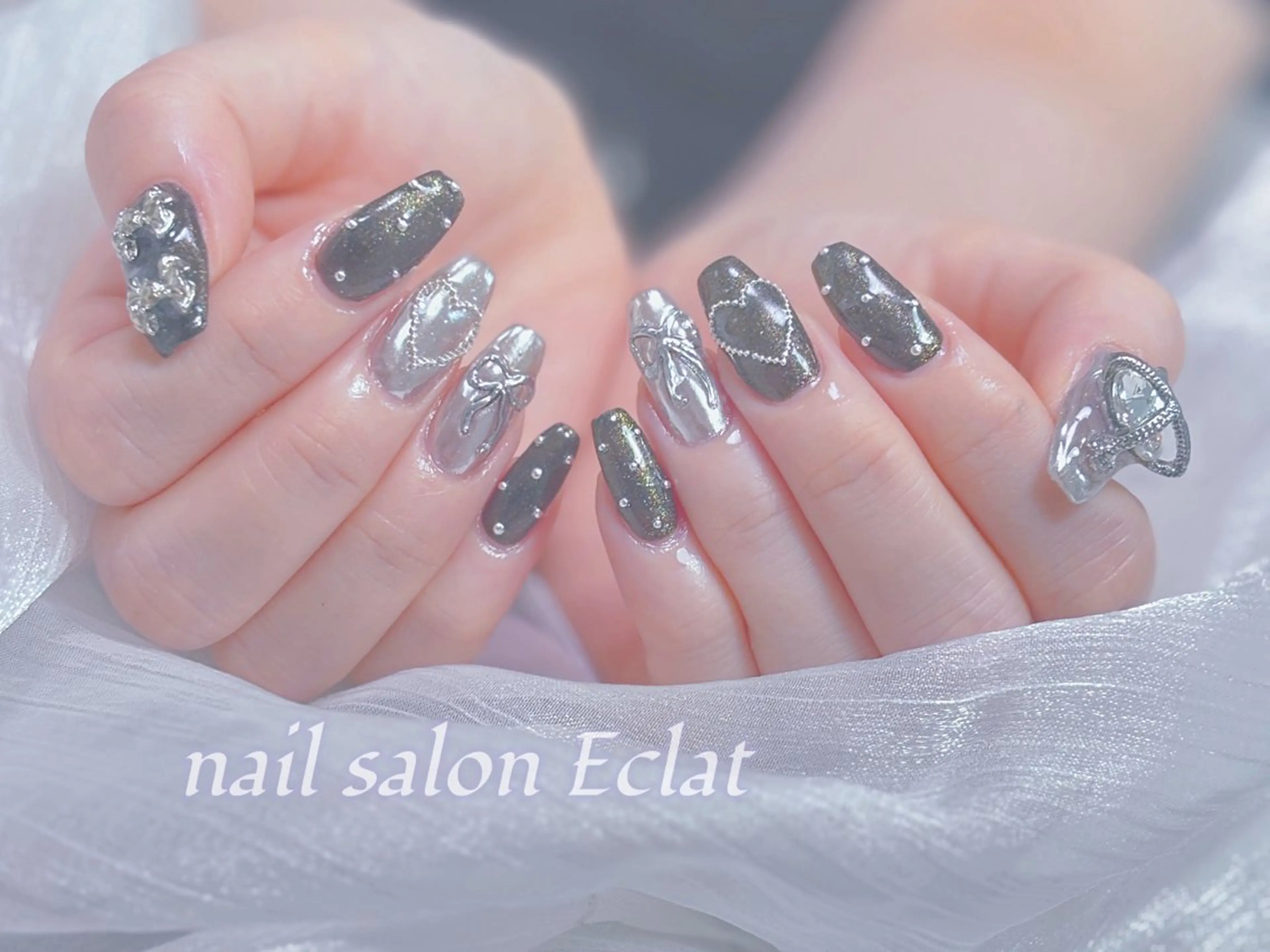 ネイル ネイルサロンエクラ 🫧Shizukaのネイルデザイン