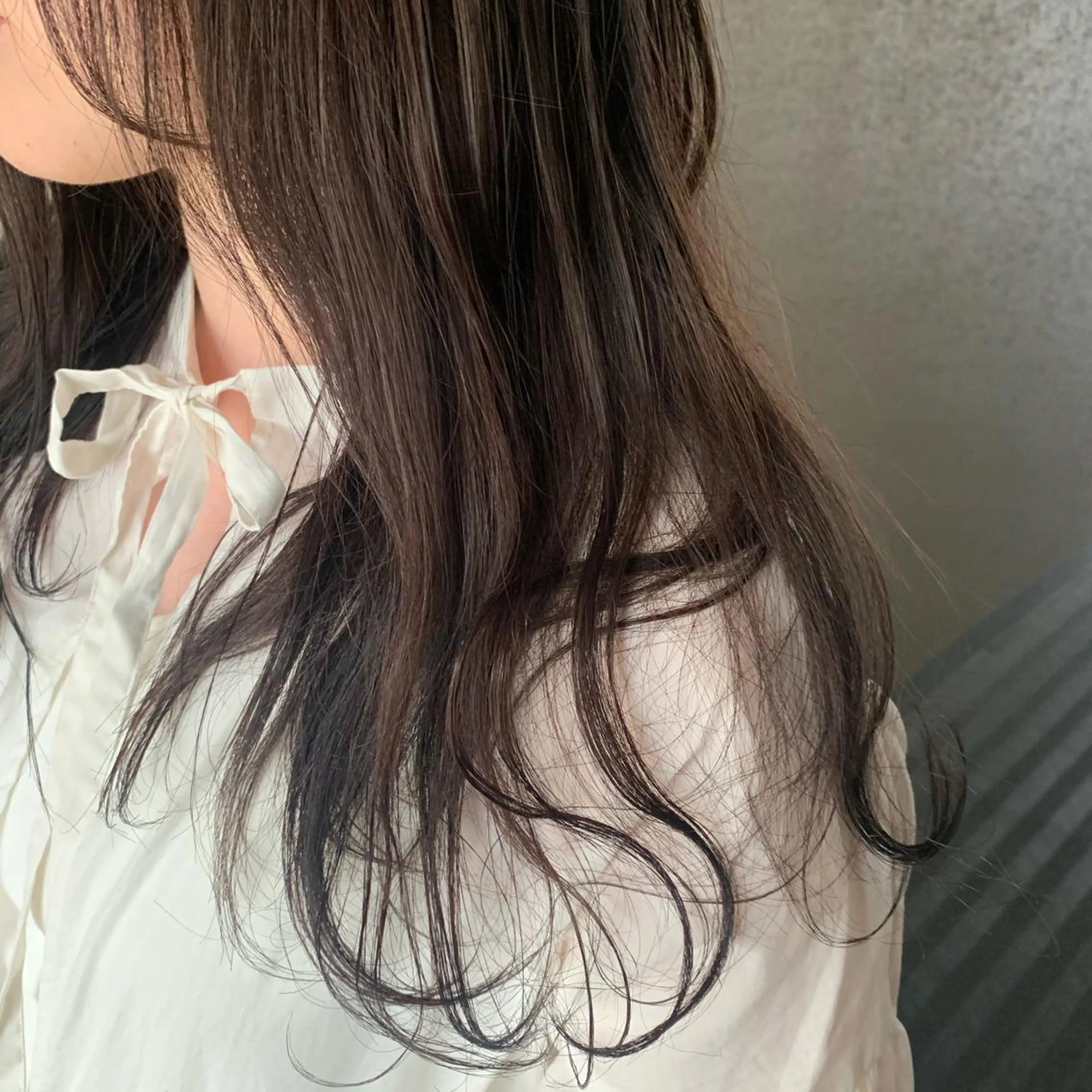 セミロング カラー chouette/ 根本優希のヘアスタイル