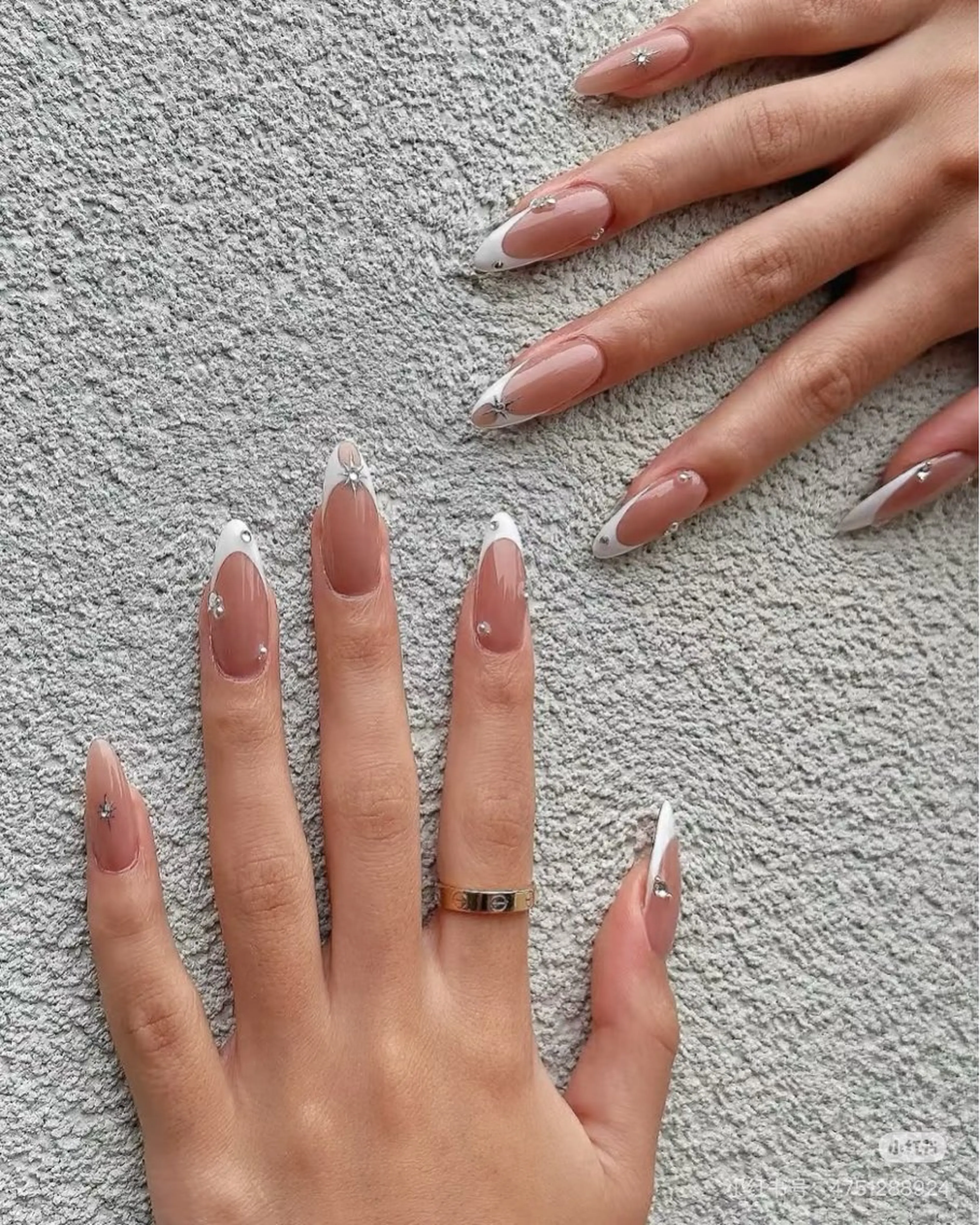 ネイル フレンチネイル ハート 韓国ネイル レース ニュアンスネイル ハンドネイル ハンドケア ボニー Coco nailのネイルデザイン