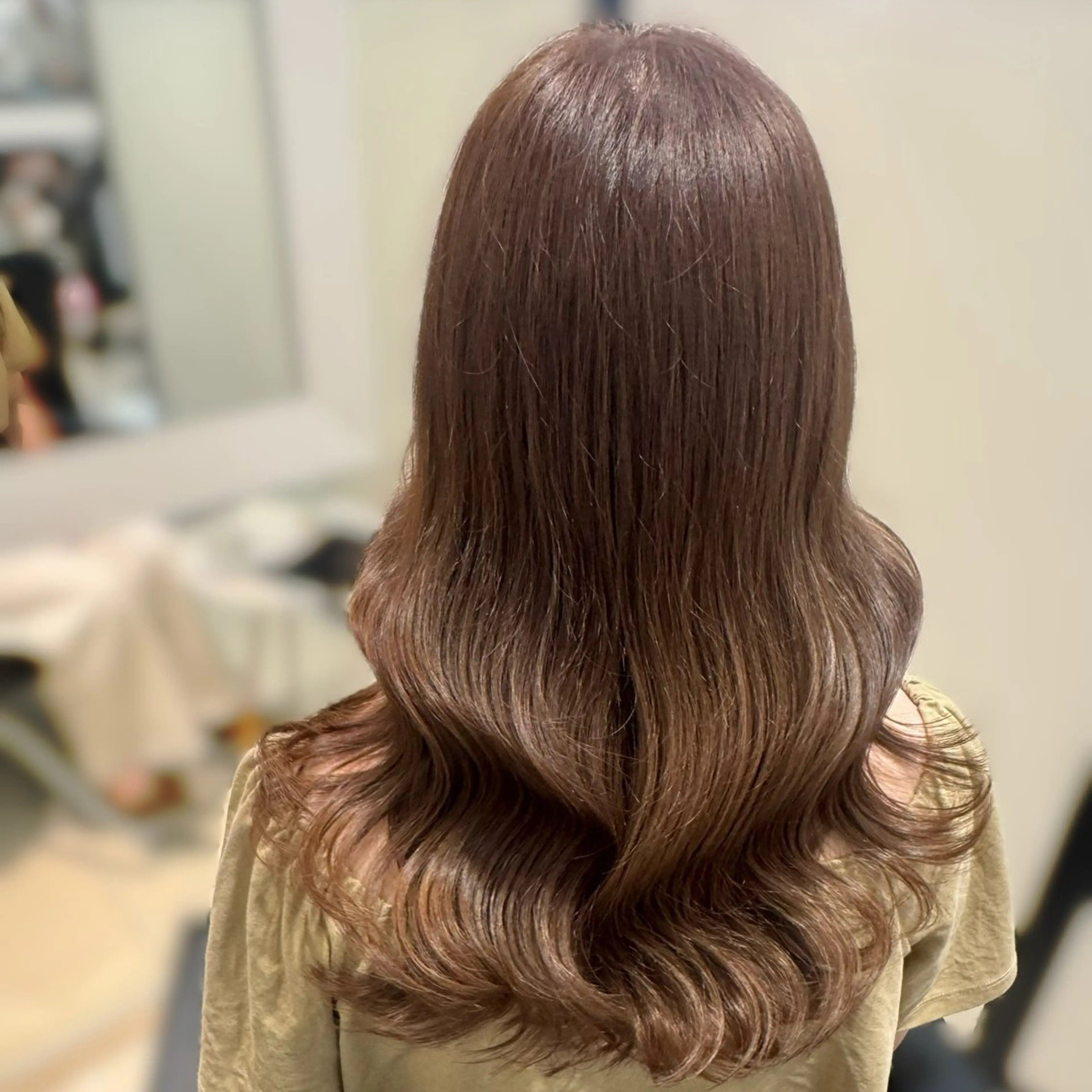 ロング カラー カット ヘアカラー トリートメント ブリーチなしカラー kana🐱のヘアスタイル