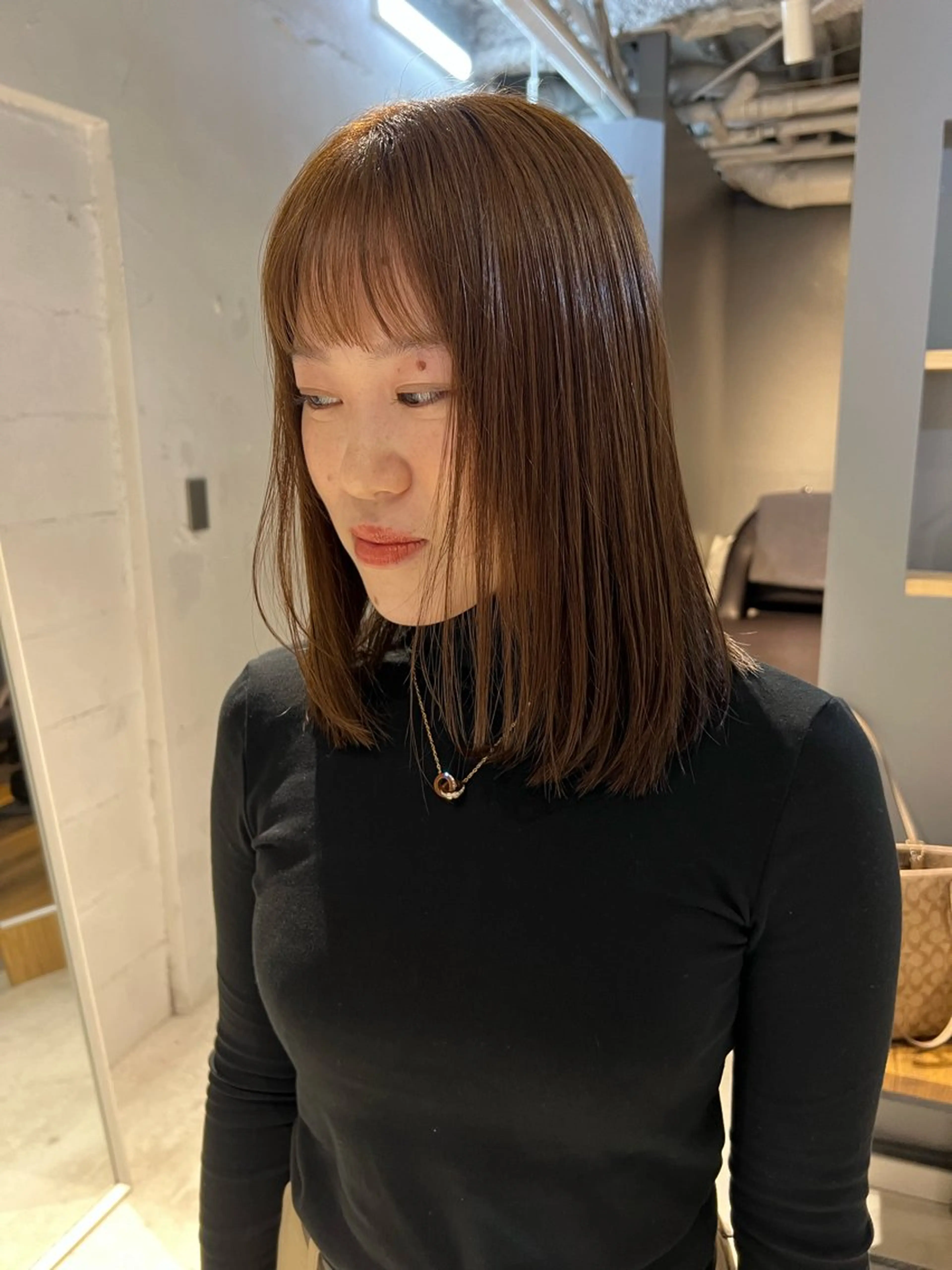 セミロング 吉祥寺/パーマ/ カラー/Abeのヘアスタイル