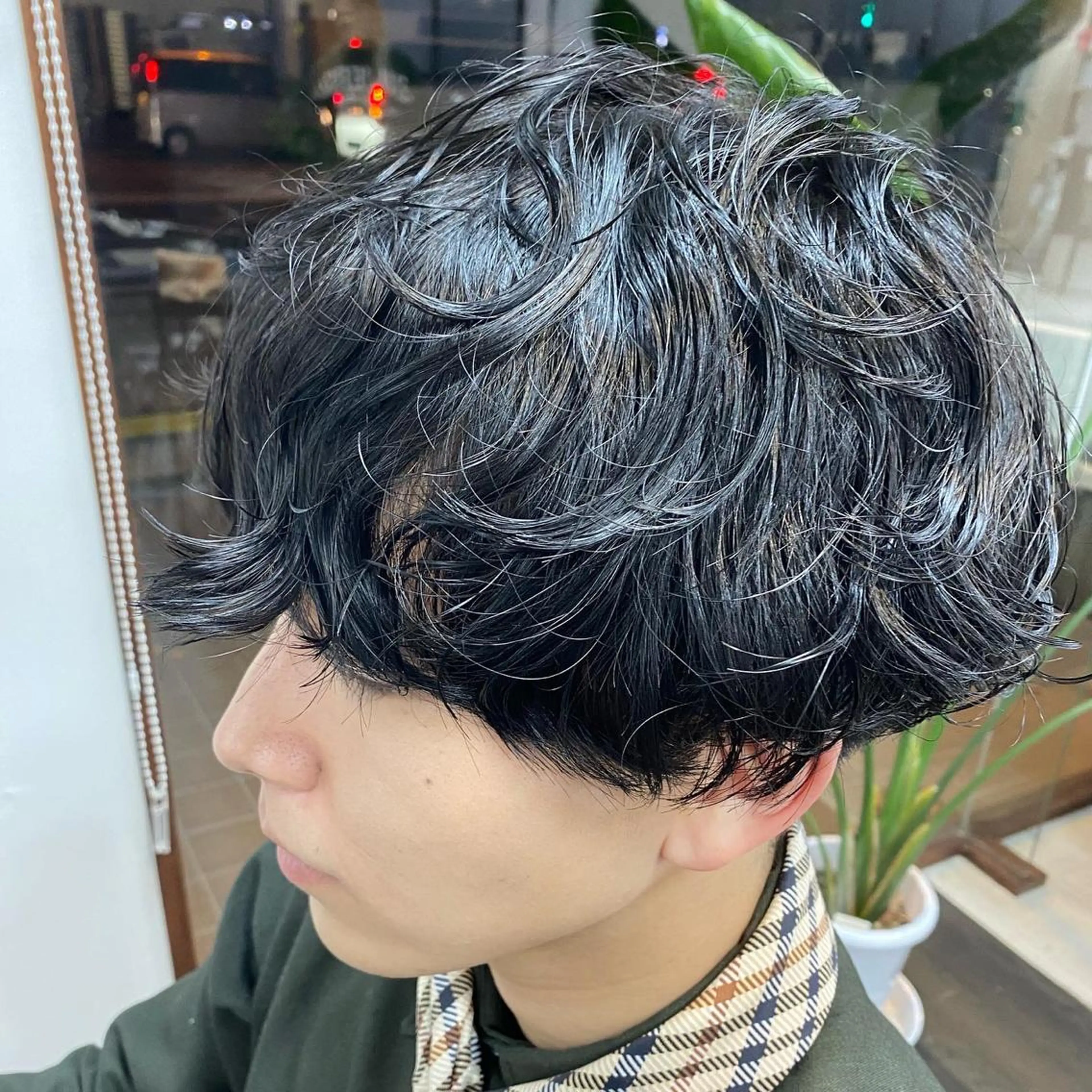 ショート パーマ メンズ メンズパーマ 波巻きパーマ カット パーマ メンズパーマの達人 / タカシマダイスケのヘアスタイル