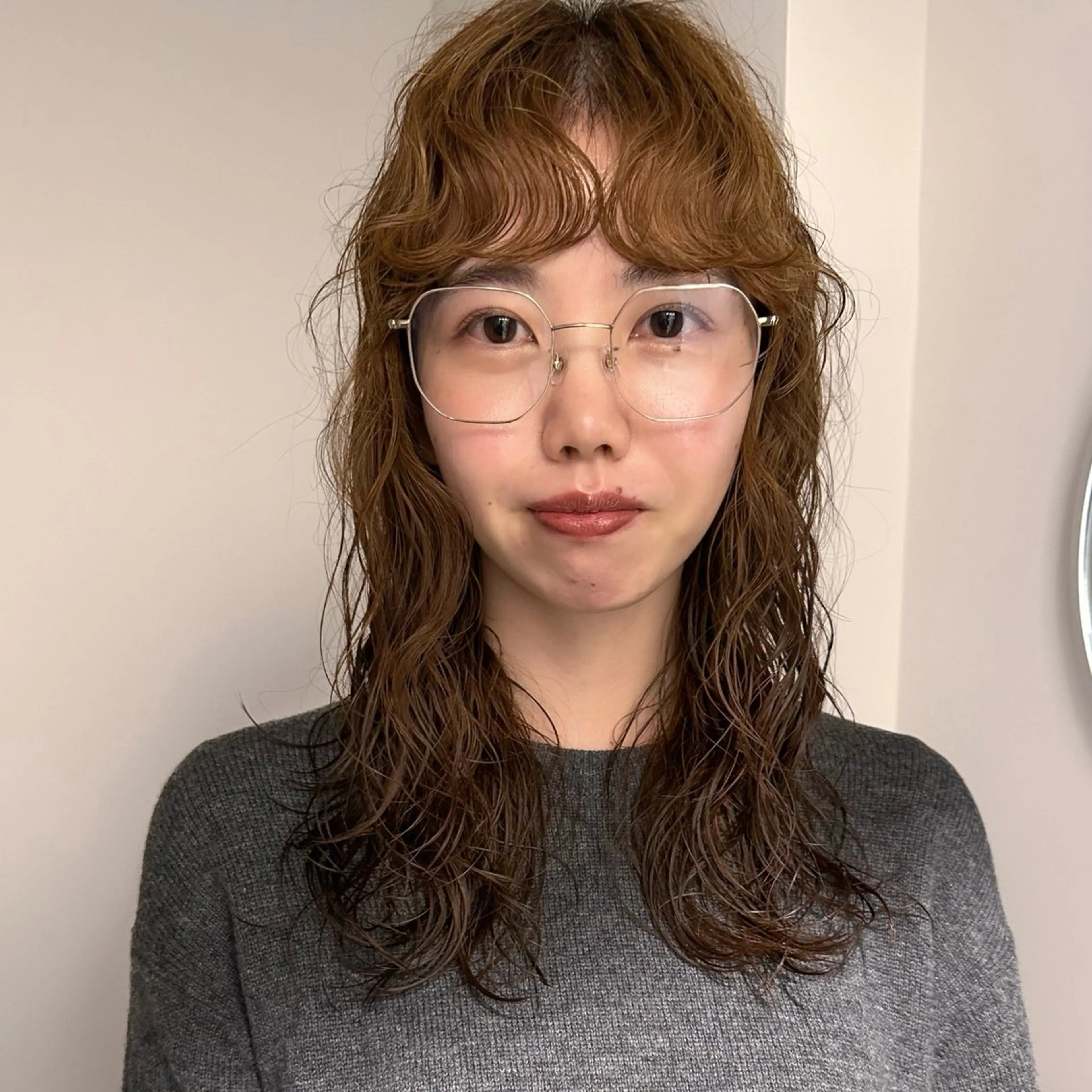 ロング パーマ カット パーマ 🌀perm 🌀のヘアスタイル