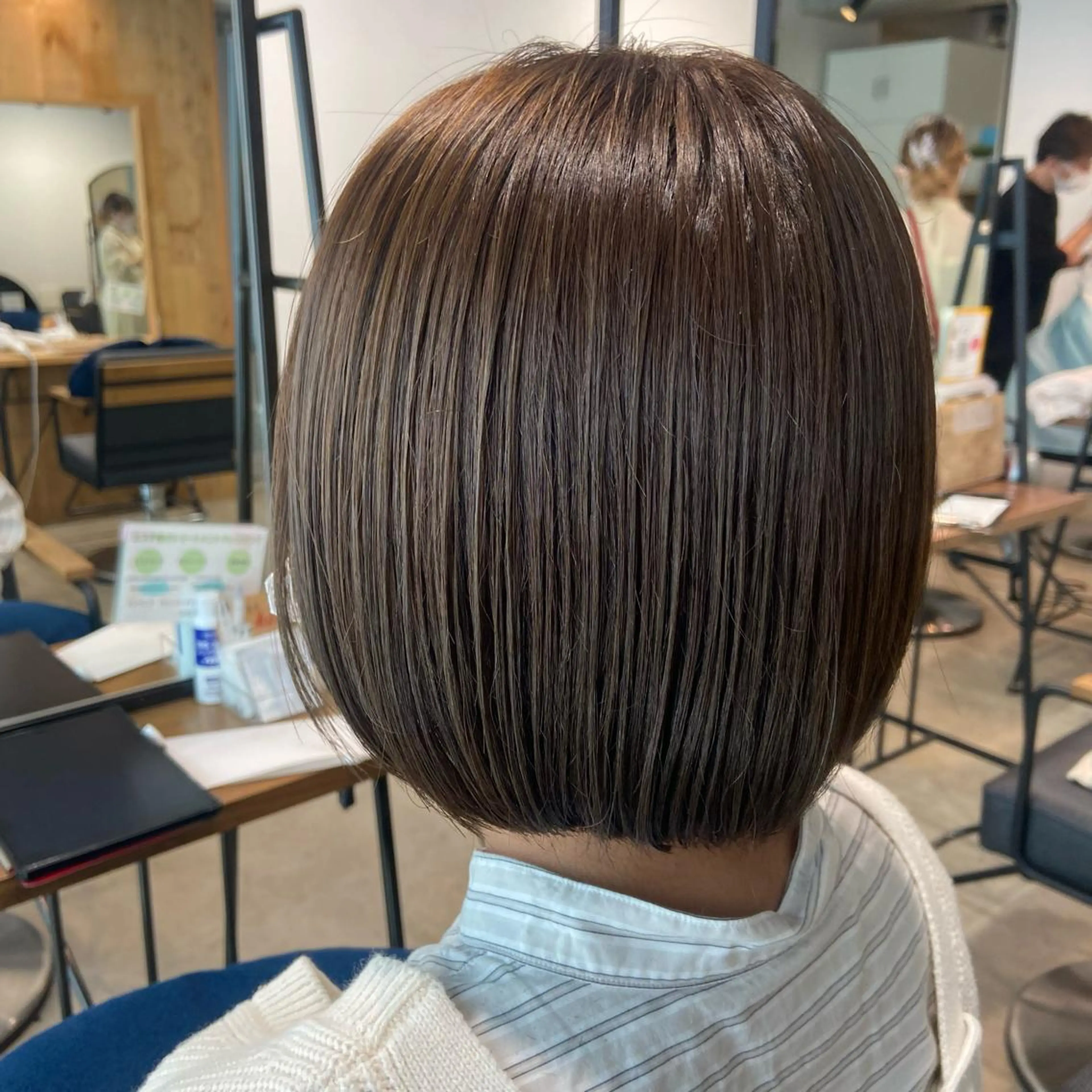 ショート カラー ボブ 🌷レイヤーカット/ フルキシオリ🌷のヘアスタイル