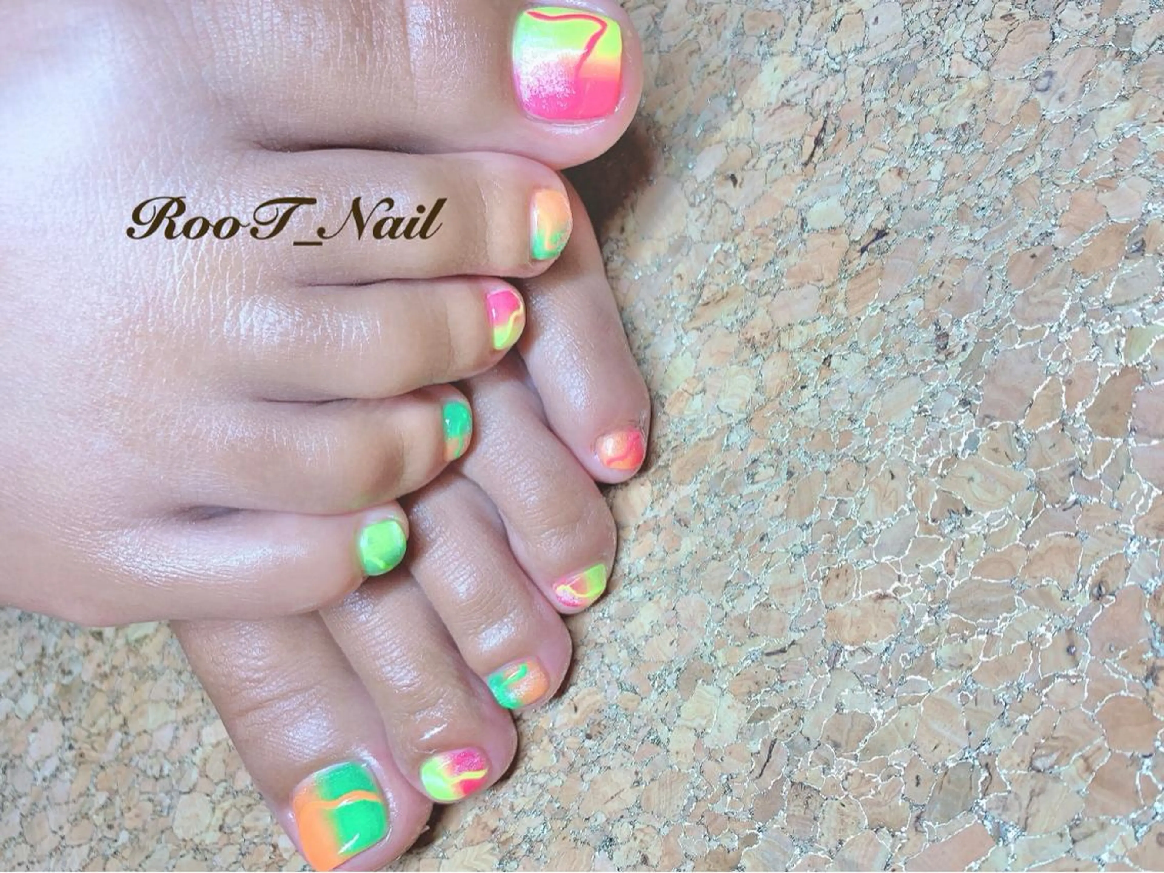 メンズ キッズ ネイル アートネイル フットネイル RooT Nailのネイルデザイン