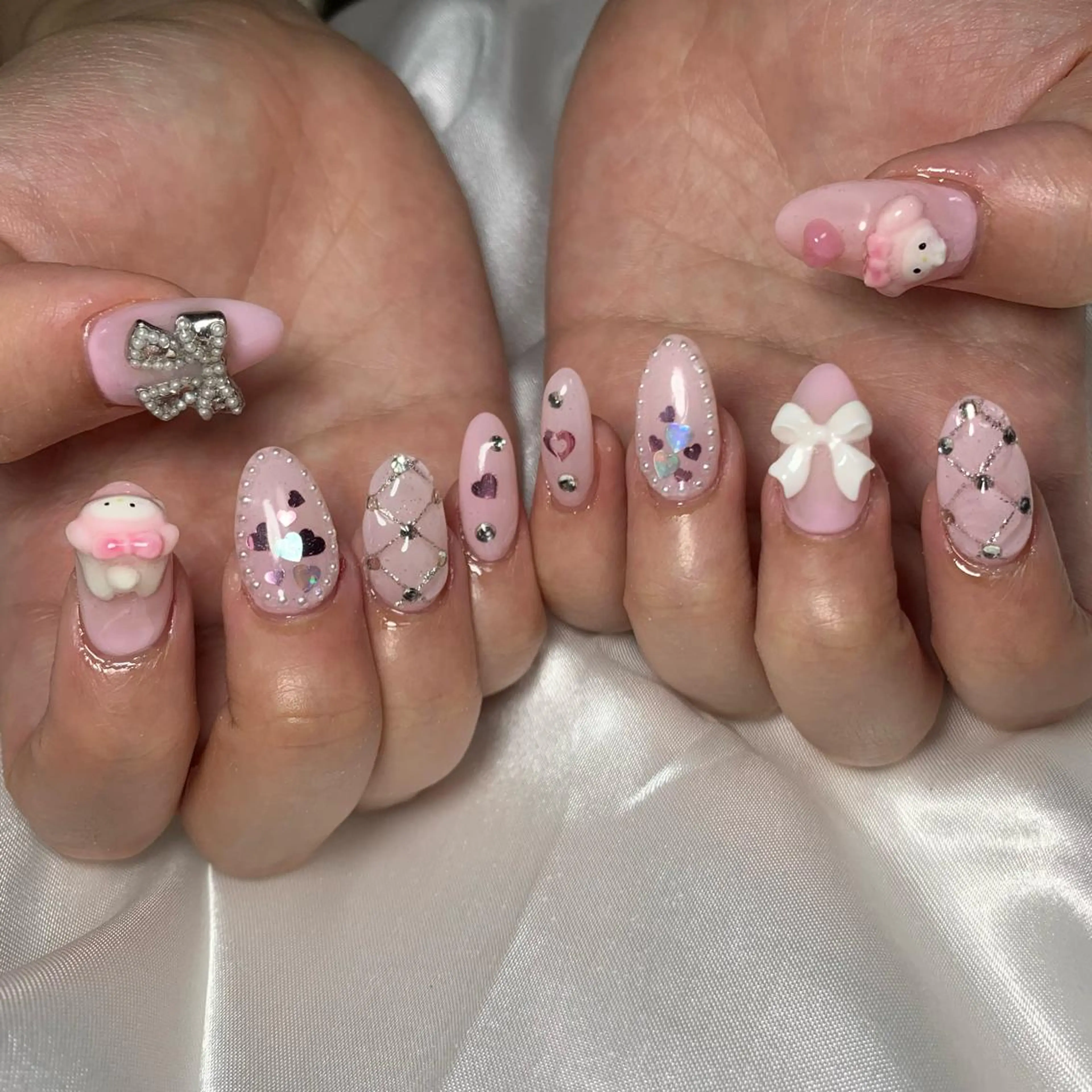 ネイル ジェルネイル パラジェル スカルプネイル happiness nailのネイルデザイン
