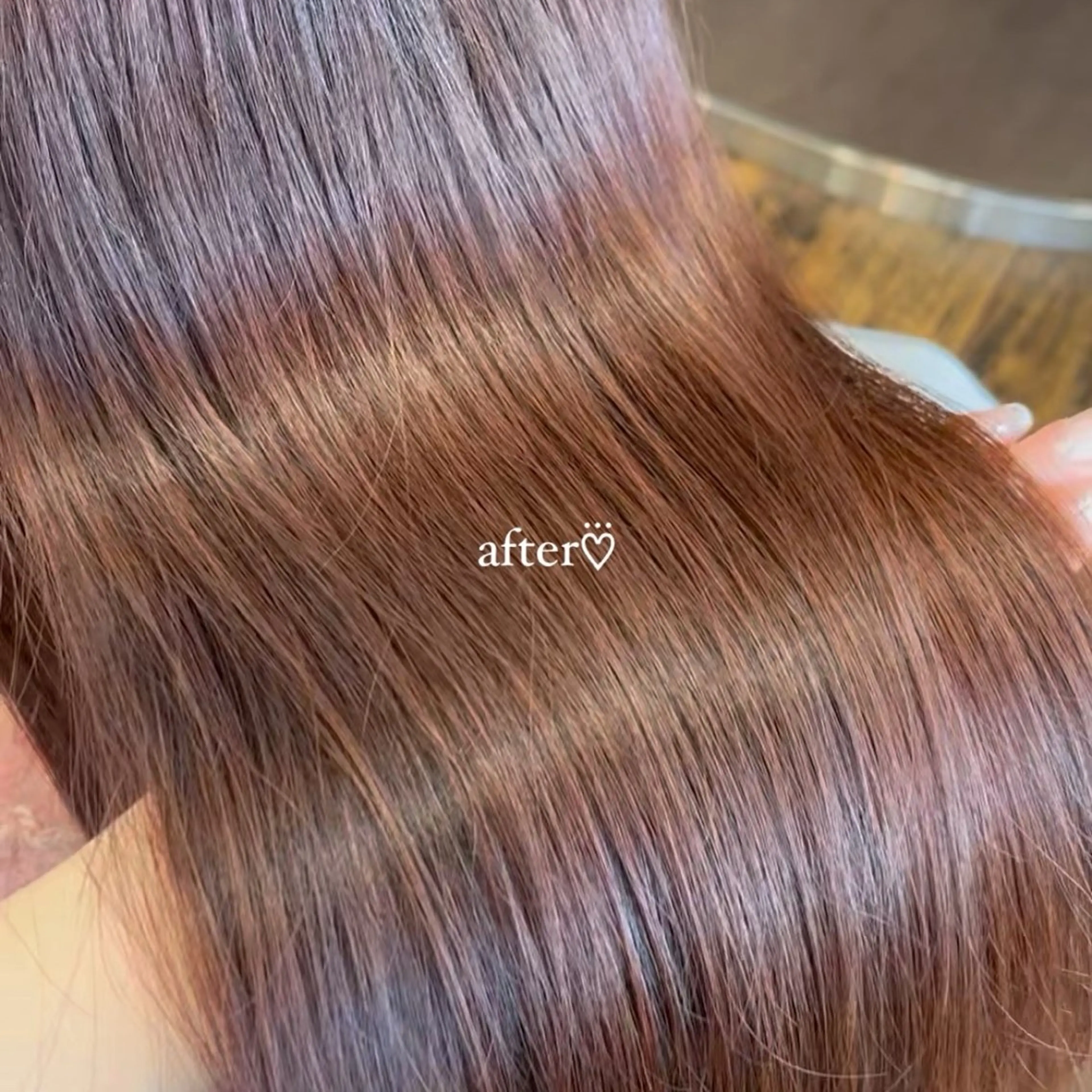 ロング カラー カット ヘアカラー トリートメント MAHIRU🤍 艶髪･ストレート🫧のヘアスタイル