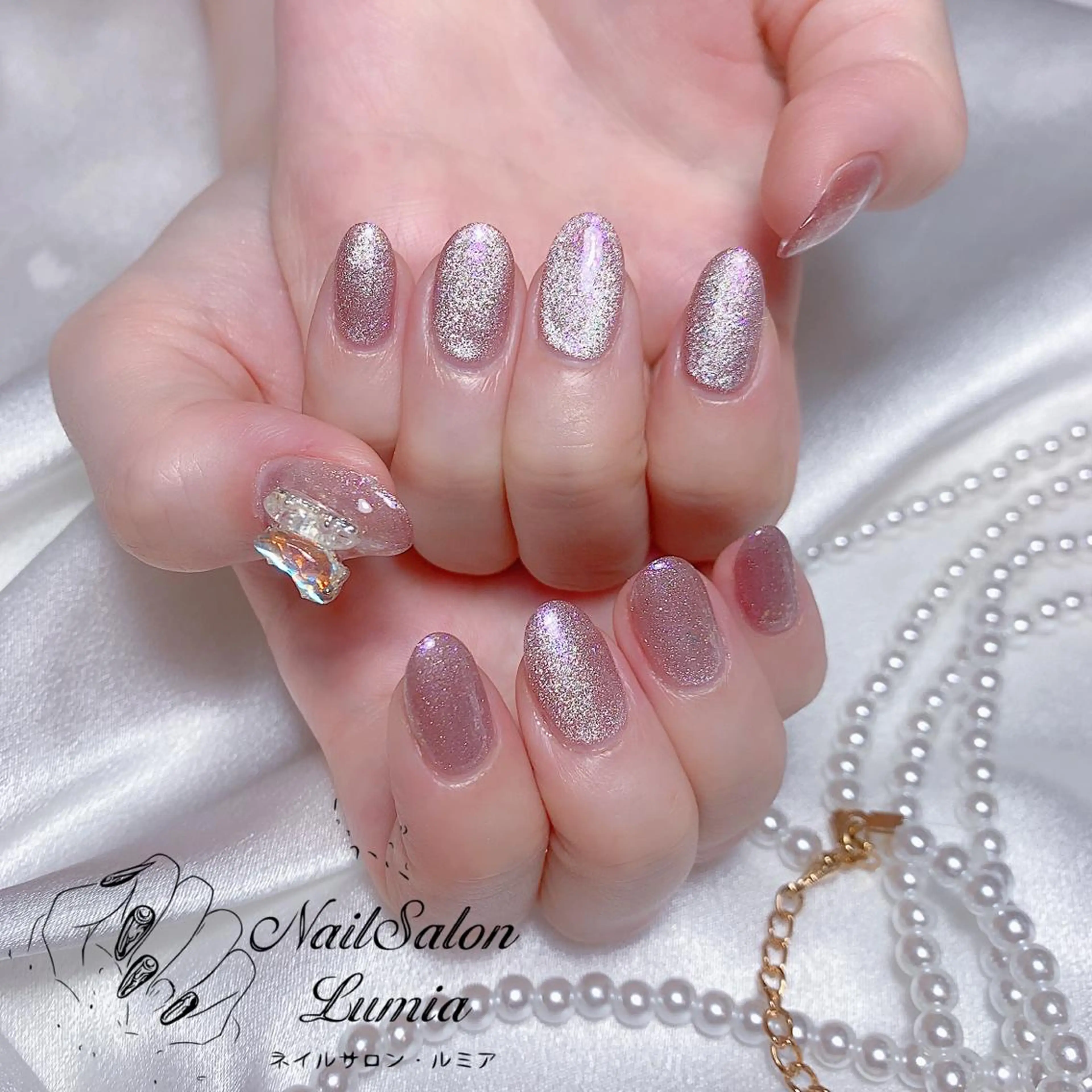 ネイル ハンドネイル ネイルサロン ルミア Lumia 店長のネイルデザイン