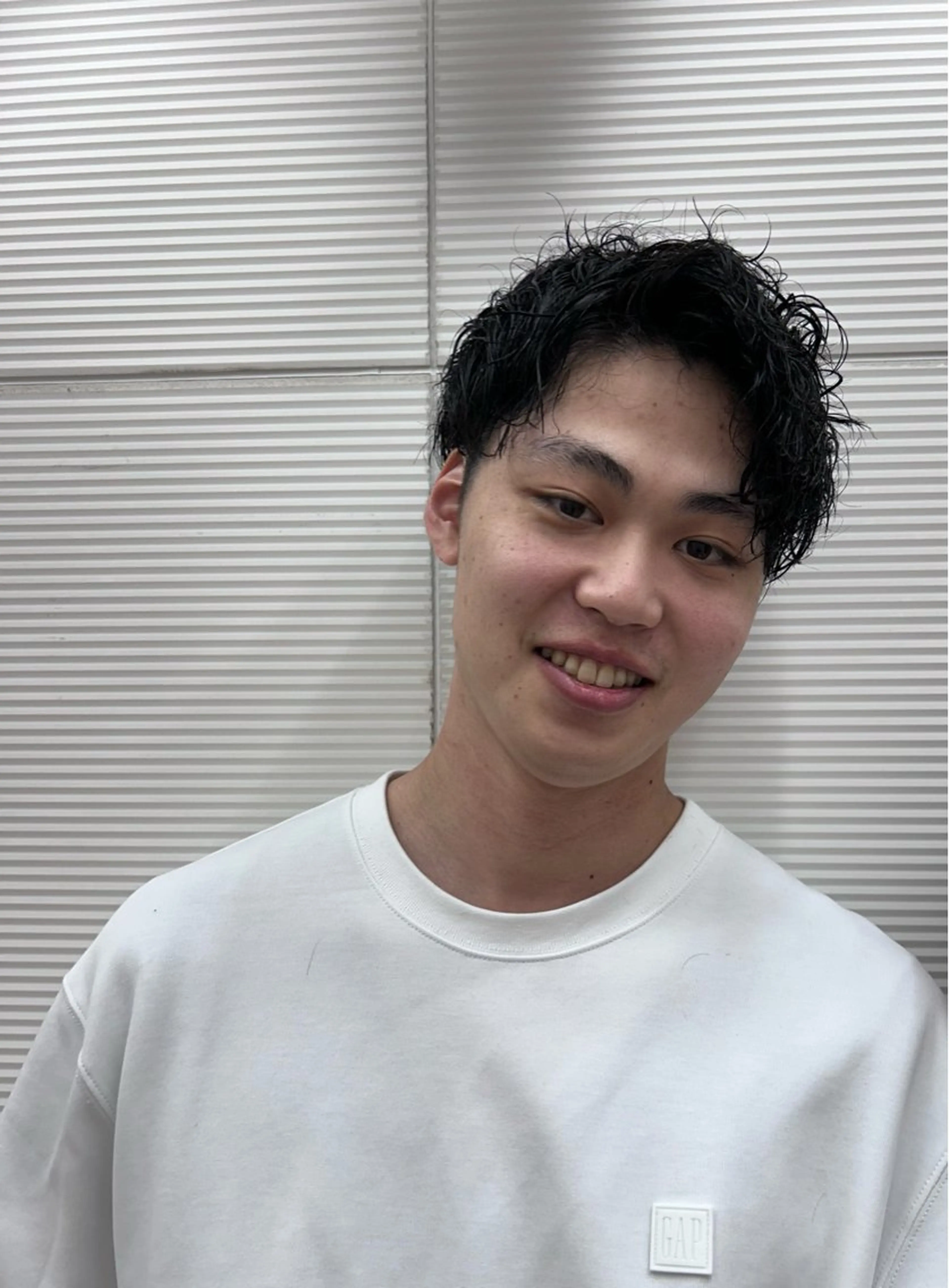 メンズ パーマ/艶カラー/ Rukiaのヘアスタイル