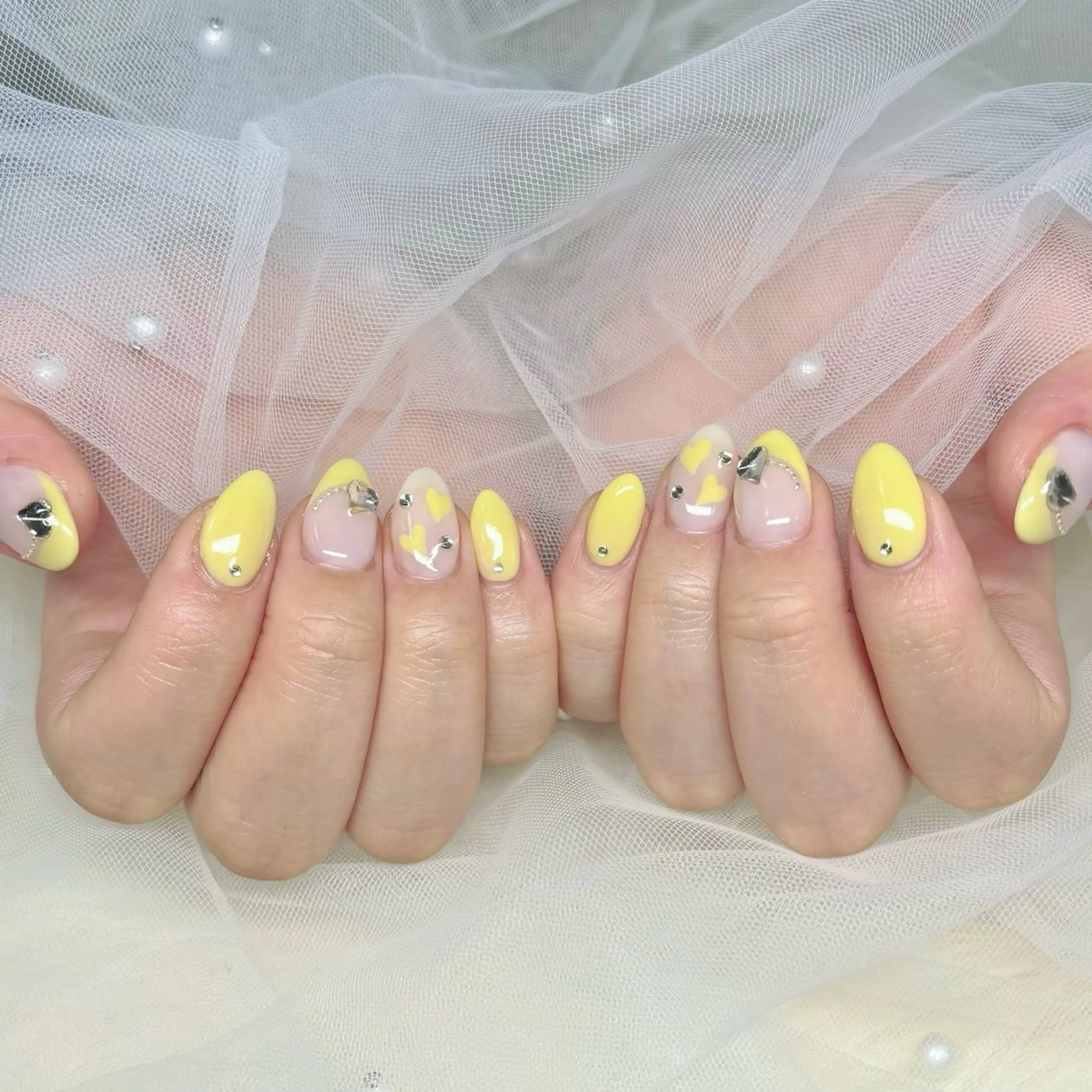 ネイル ハンドネイル Yuna🩵 RE:N.Nailのネイルデザイン