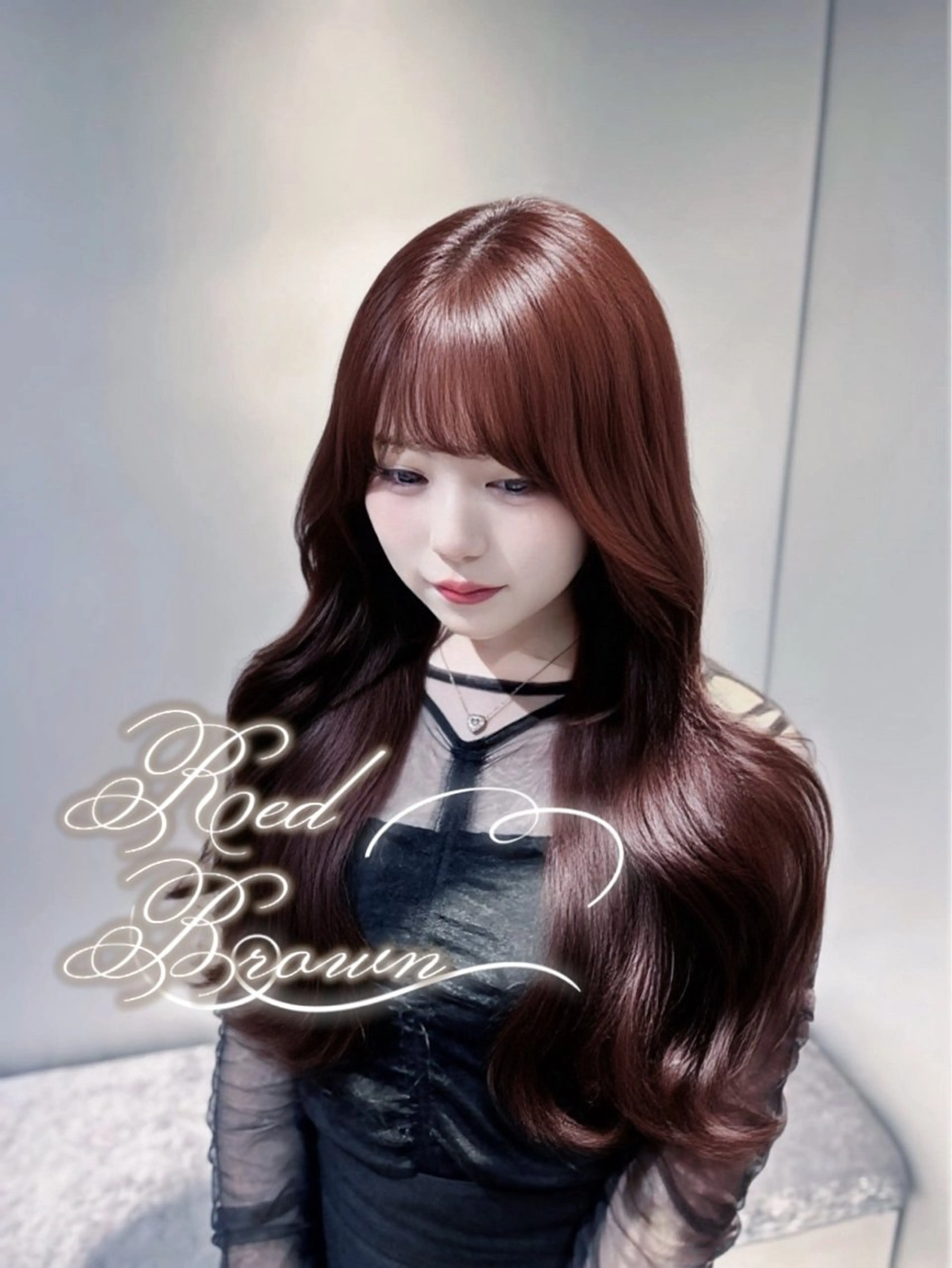 💖人気𝐍𝐨.𝟏 ┊︎“暖色”ワンカラー ＋ トリートメント ＋ 超音波〖 暖色/艶髪/韓国ヘア〗の写真