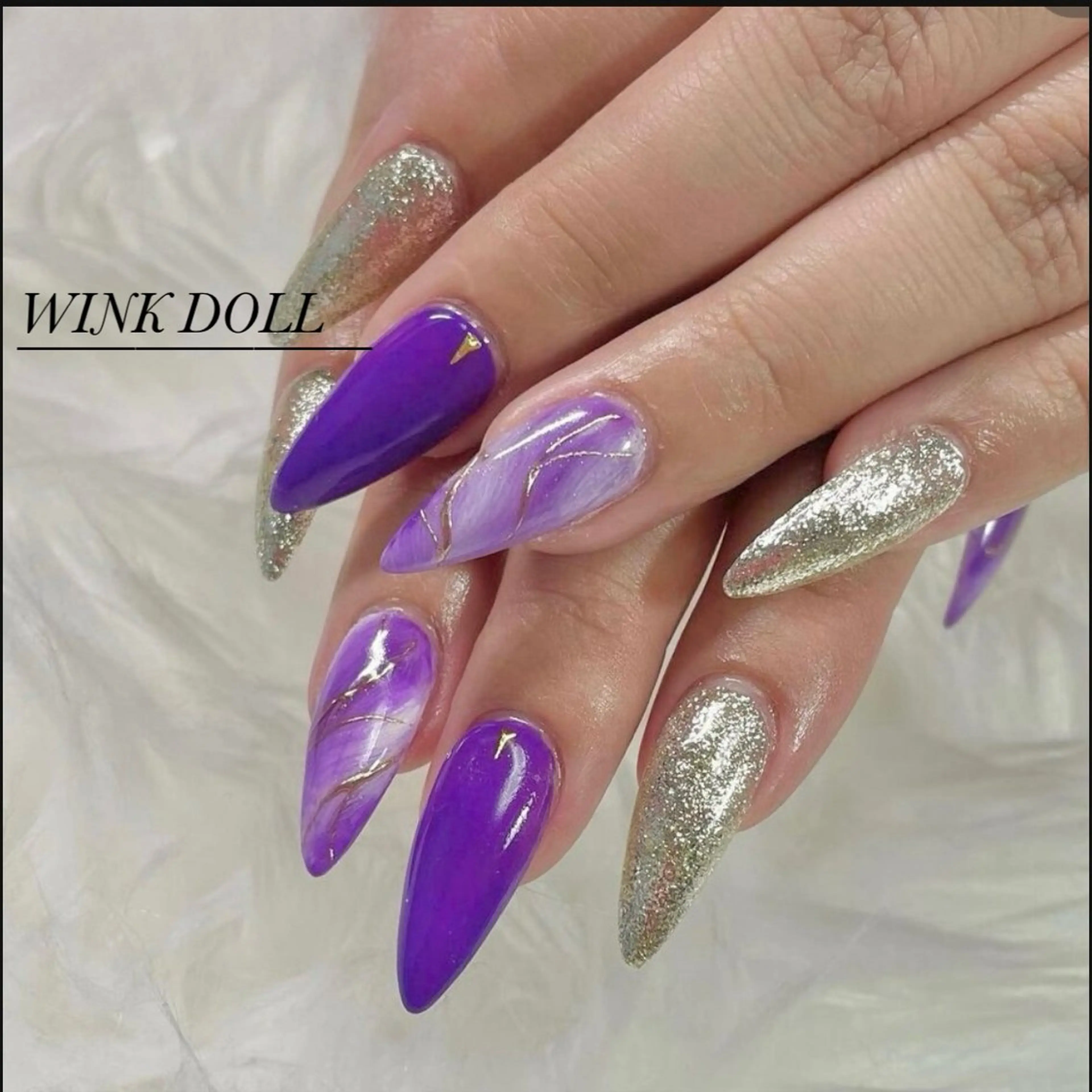 ネイル 持ち込み WINK DOLL 🌹MARIのネイルデザイン