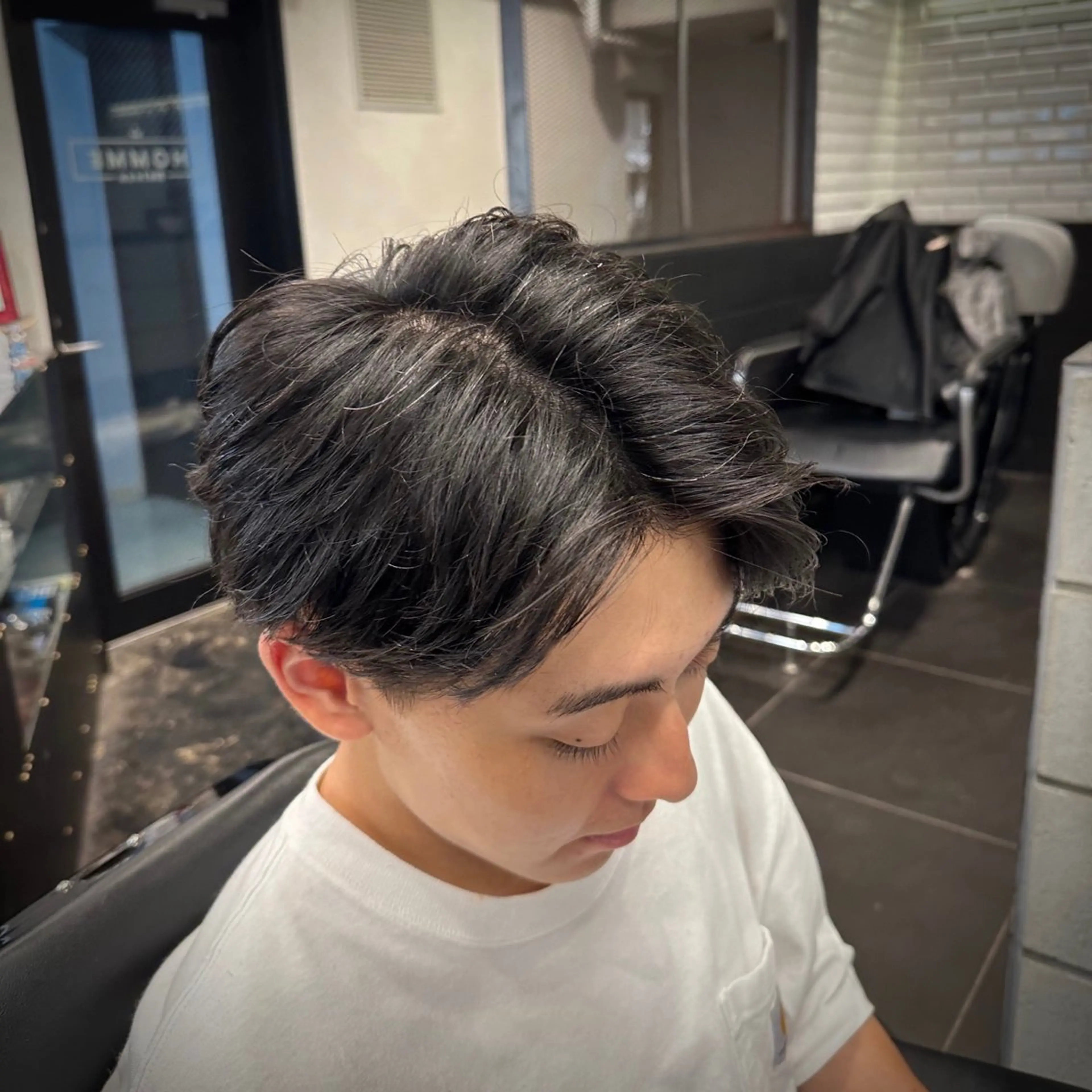 ショート メンズ ツイスパ/メンズ パーマ/歩夢のヘアスタイル