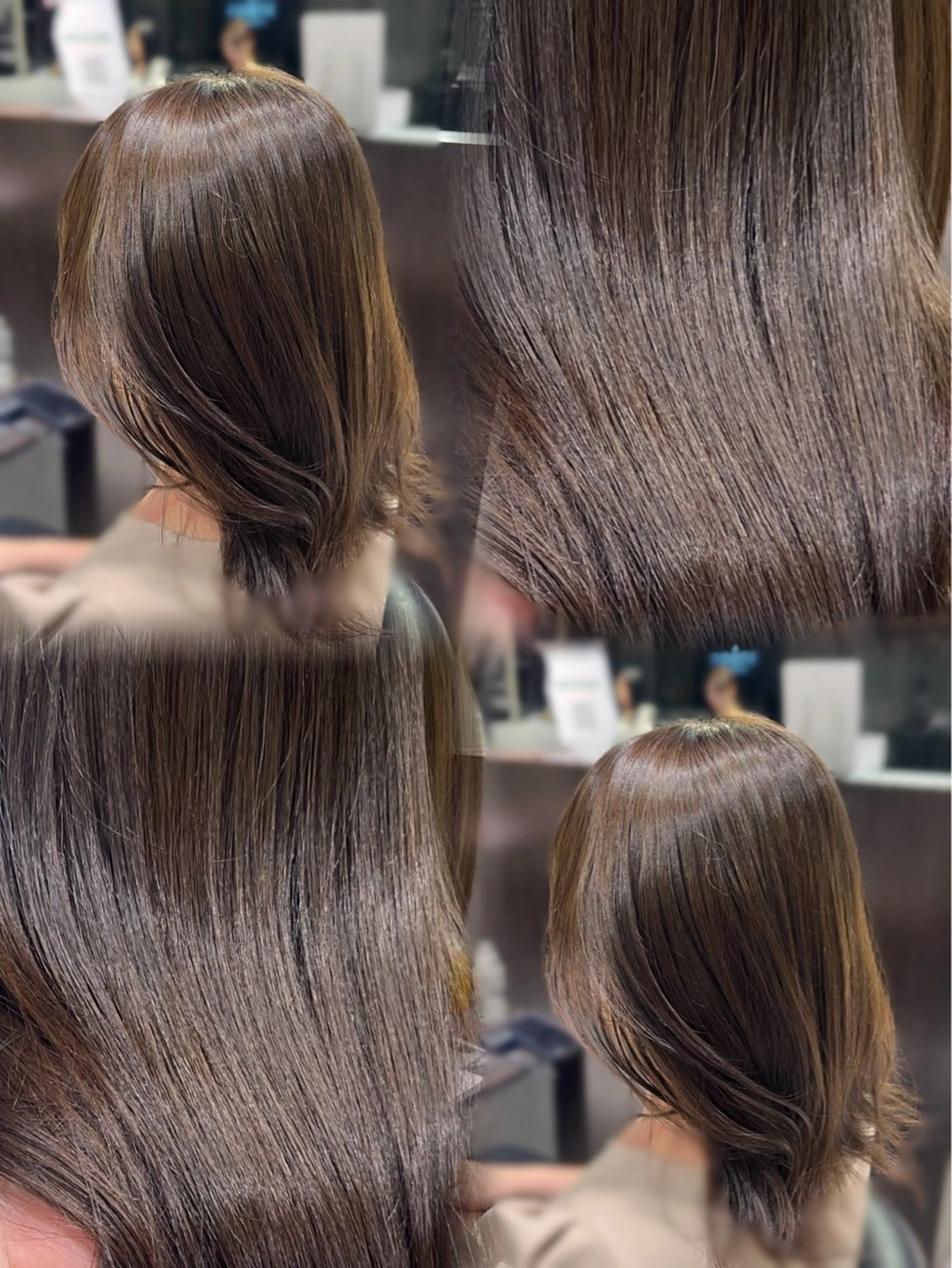 ミディアム ヘアカラー トリートメント レイヤー×艶髪🤎. 𝜗𝜚hitomiのヘアスタイル