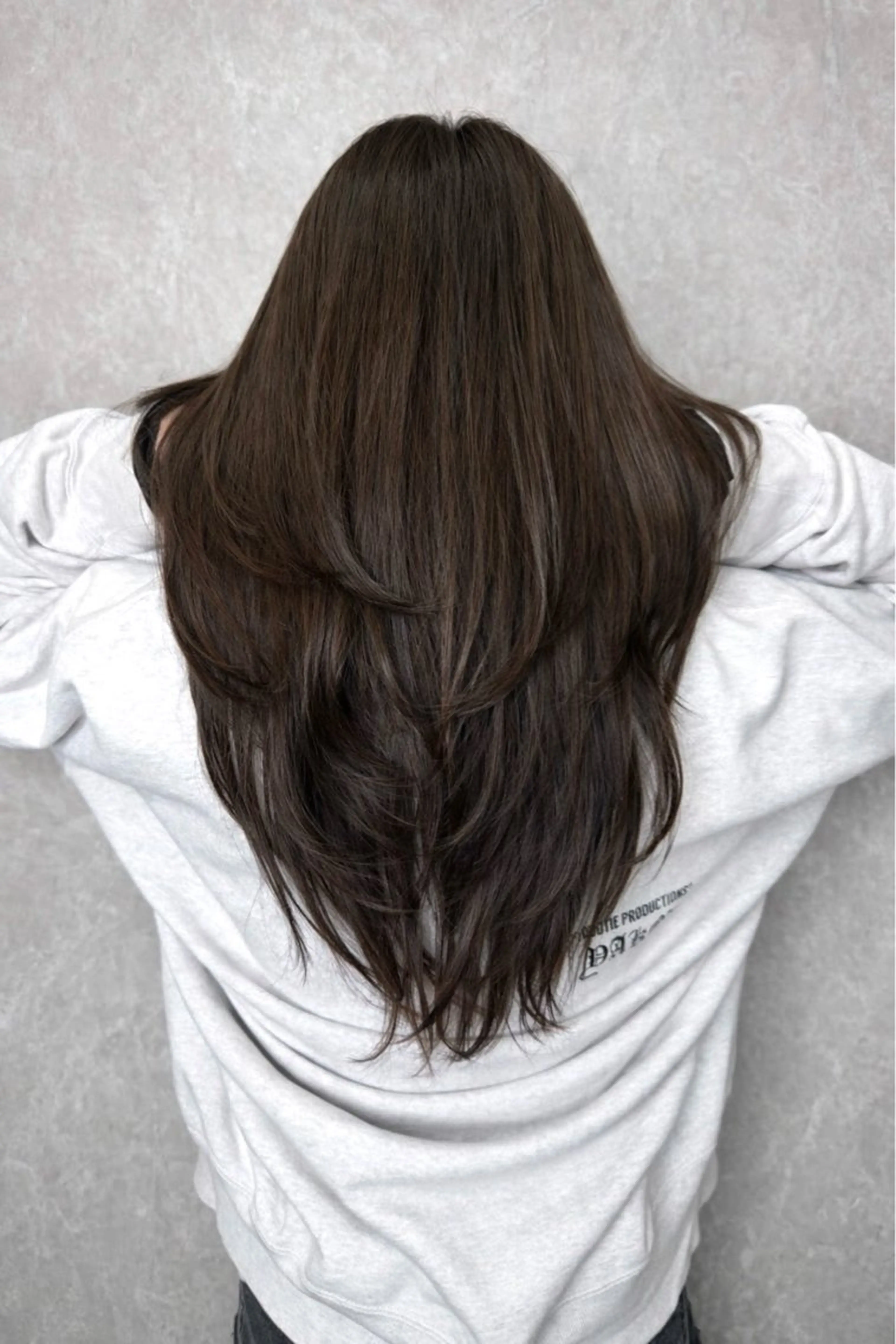 ロング くびれヘア 顔周りカット 韓国風ヘア レイヤーカット Lembrant HAIR所属・Lembrant HAIRのヘアスタイル