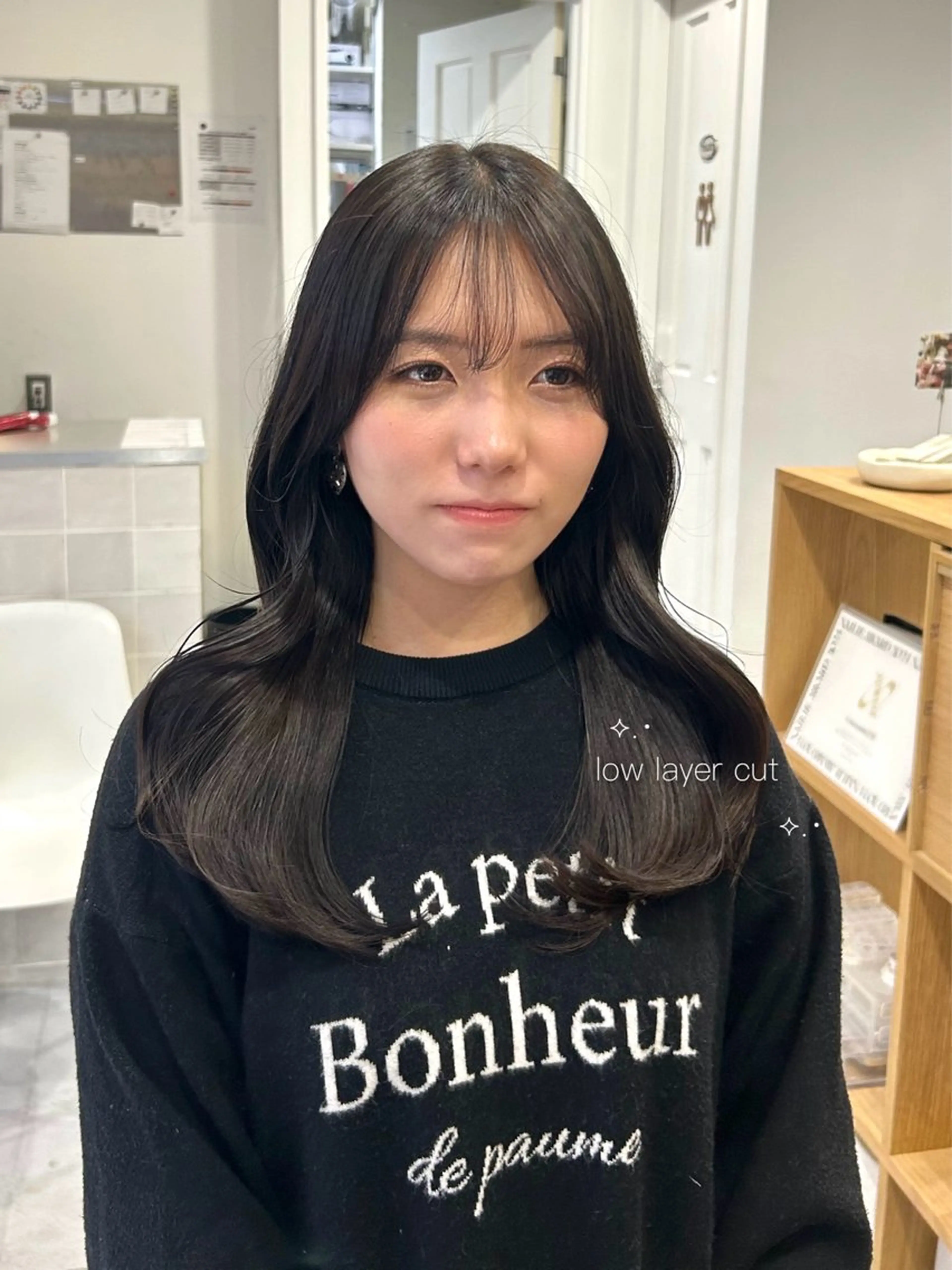 セミロング カット ヘアカラー トリートメント 韓国ヘア ‎⟡.·KANA🐥のヘアスタイル