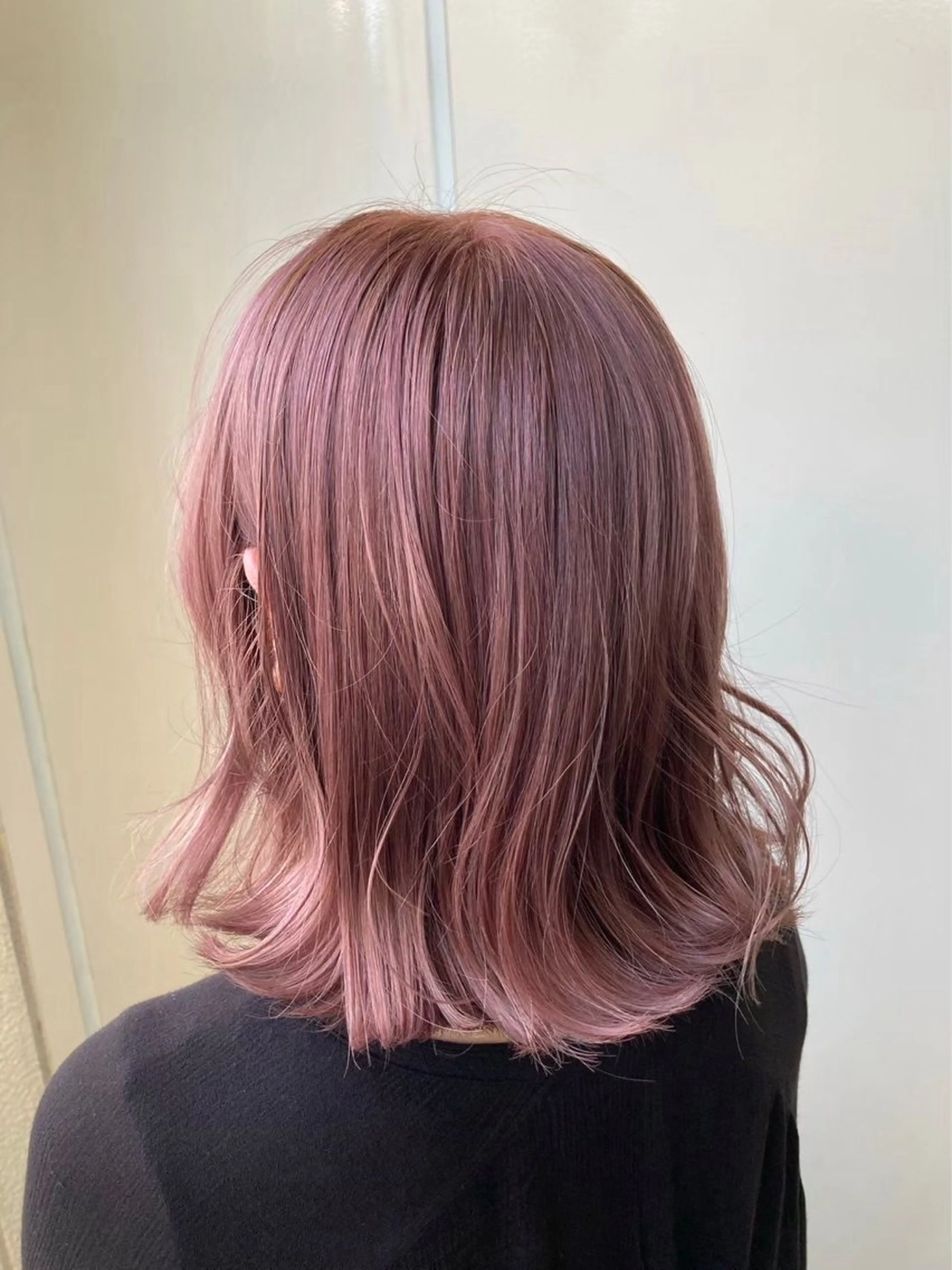 ミディアム カラー 暖色カラー❤️横浜 エクステらん🦖のヘアスタイル