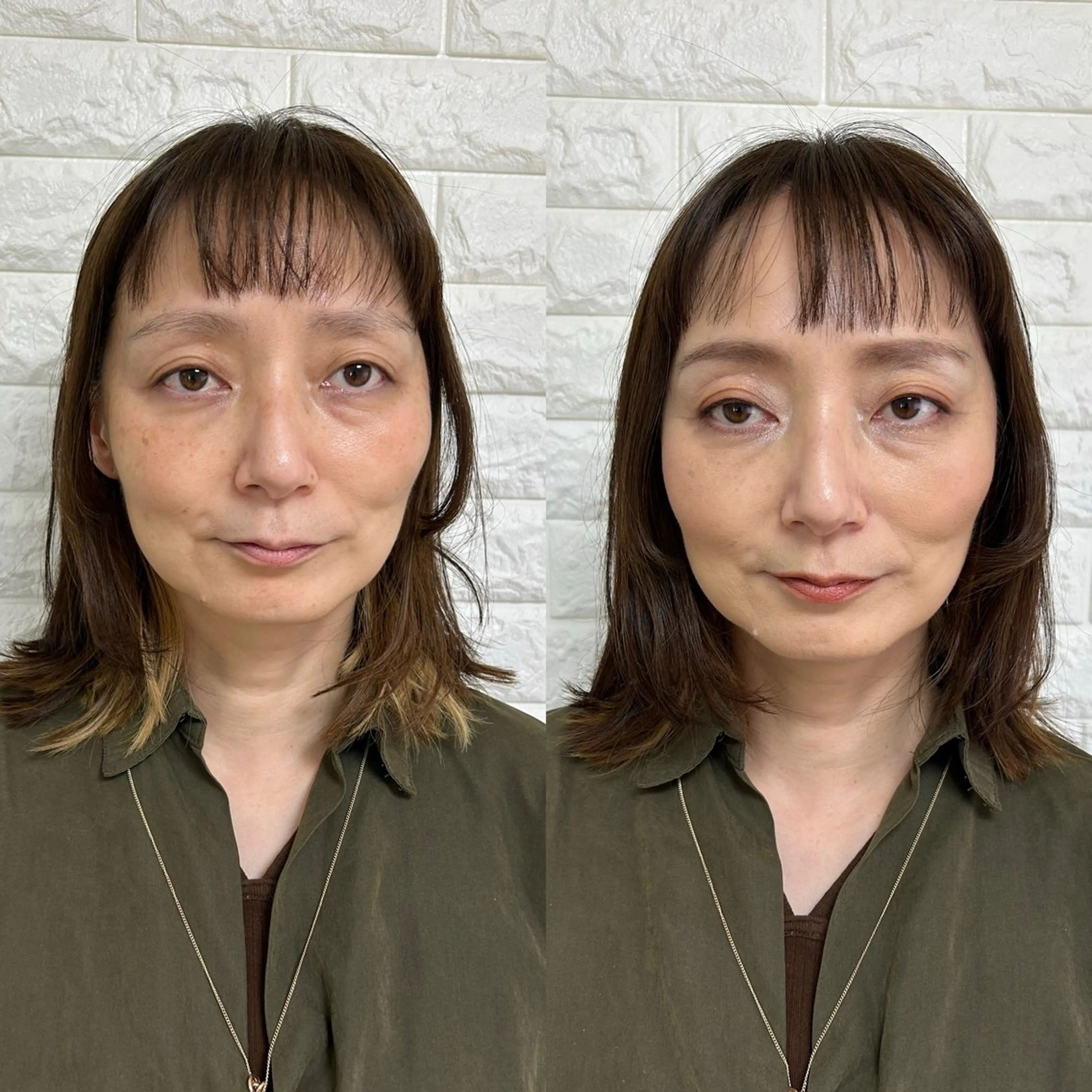 【レッスン人気No.1‼️】パーソナルカラー診断＋ナチュラルメイクレッスン90分の写真