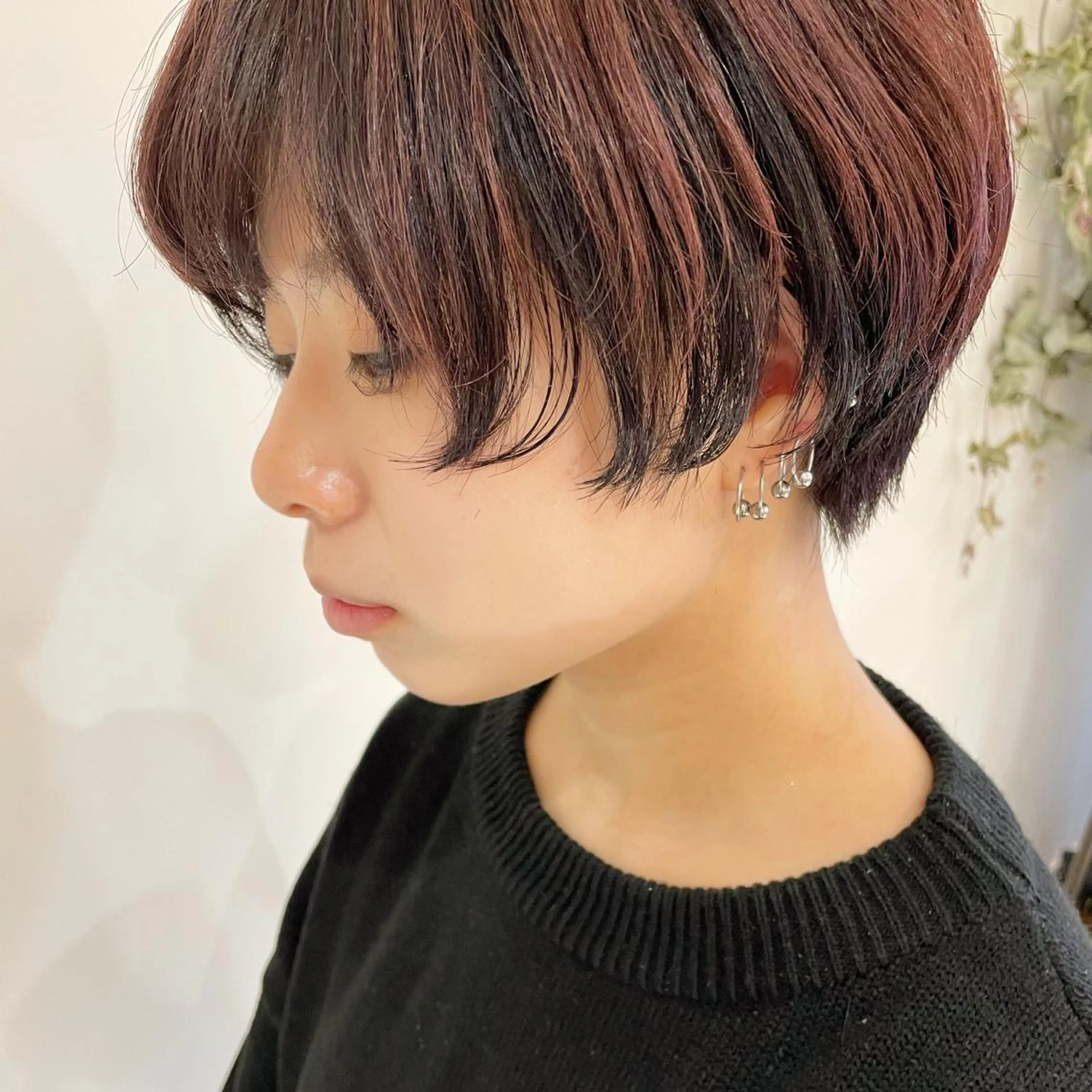 ショート カラー インナーカラー ショートヘア ヘアカラー ヤマモト マイのヘアスタイル