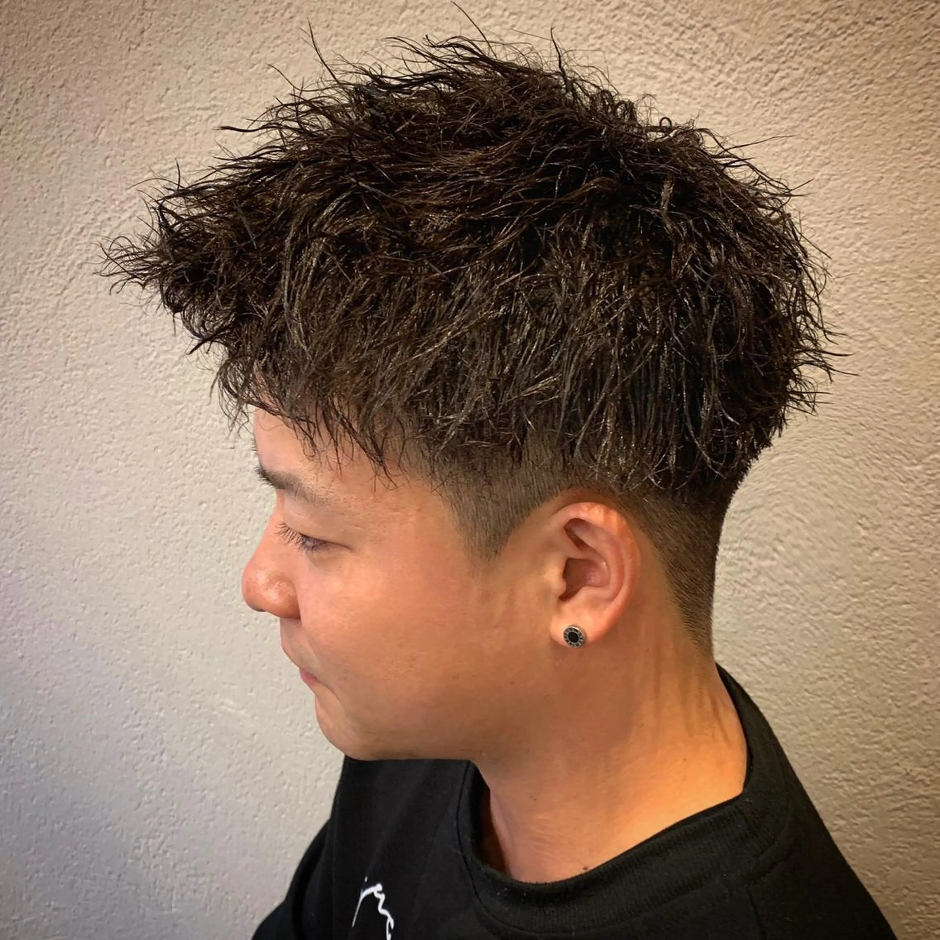 ショート パーマ メンズ メンズ特化/パーマ/ メッシュ/竜成のヘアスタイル
