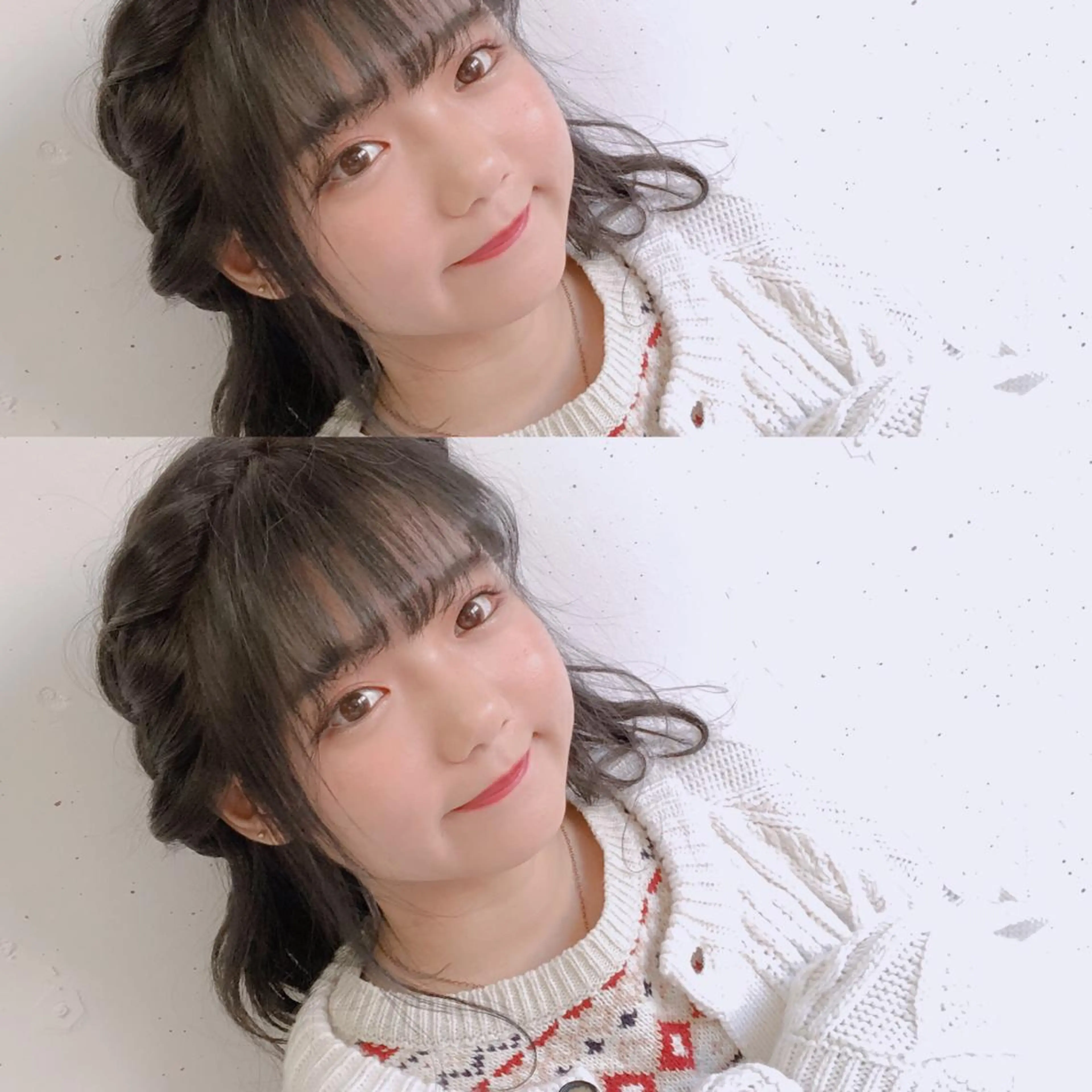 セミロング ハイライト トリートメント 池袋髪質改善 タニグチのヘアスタイル