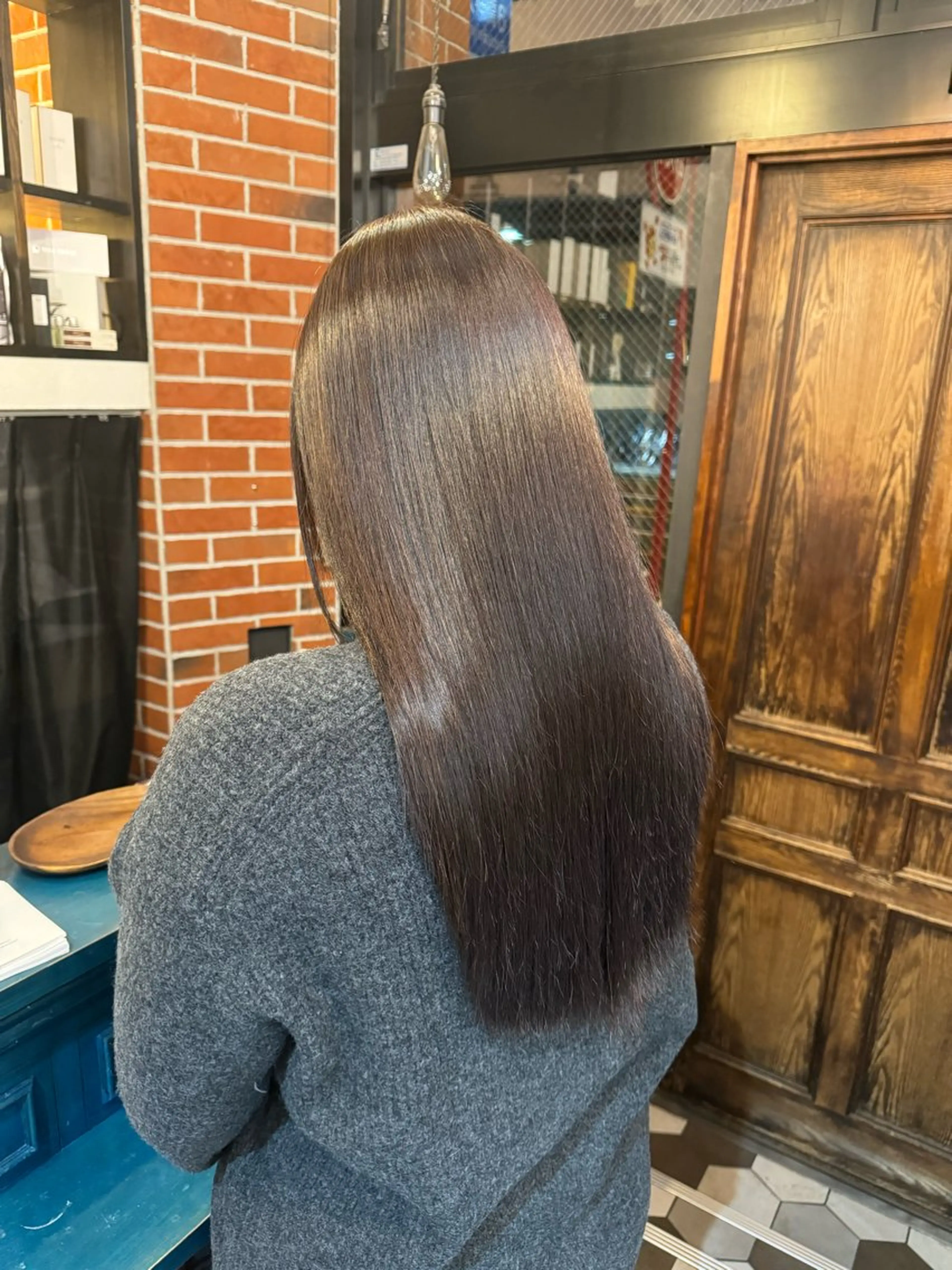 【minimo限定価格‼️】縮毛矯正＋ワンカラー＋カット＋CHAINONオリジナル高保湿トリートメントの写真