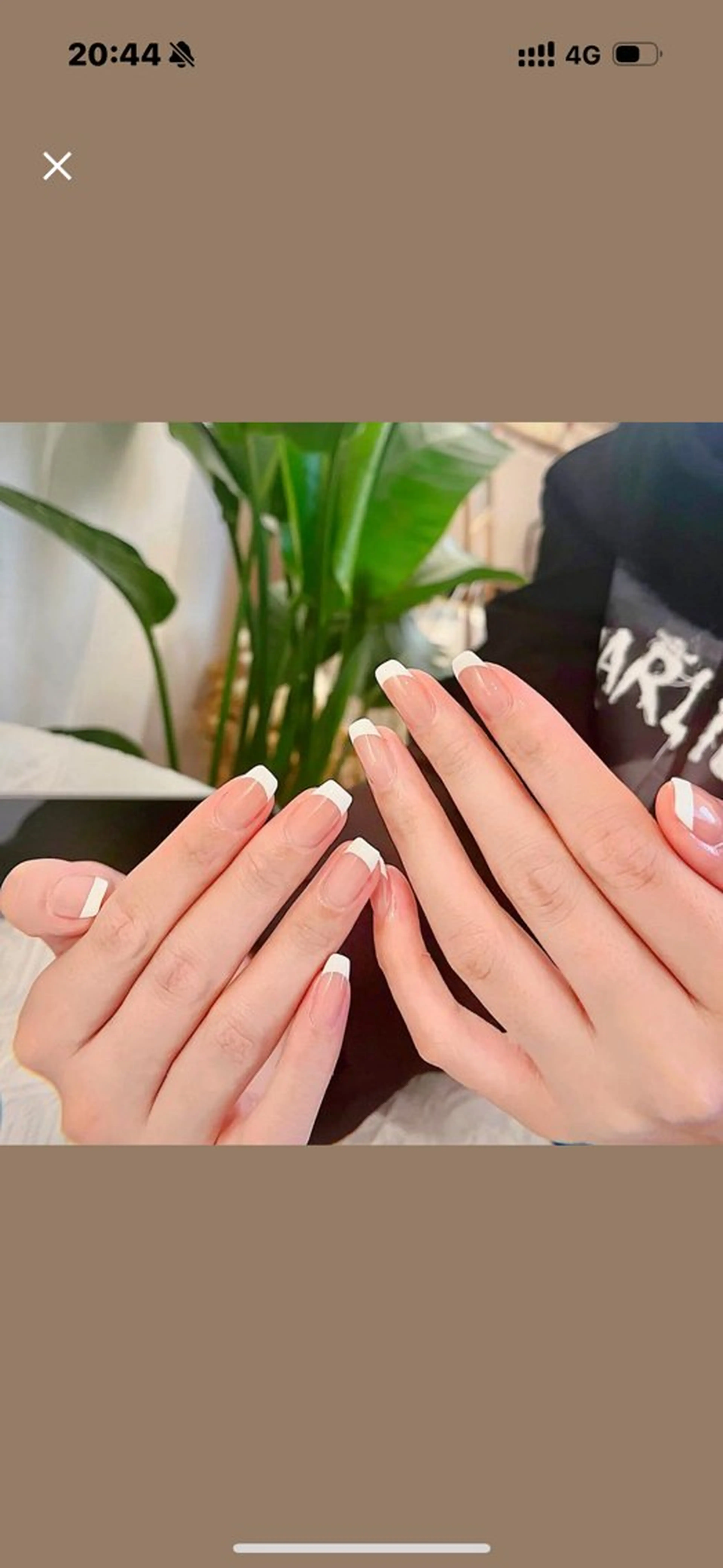 フレンチネイルの写真