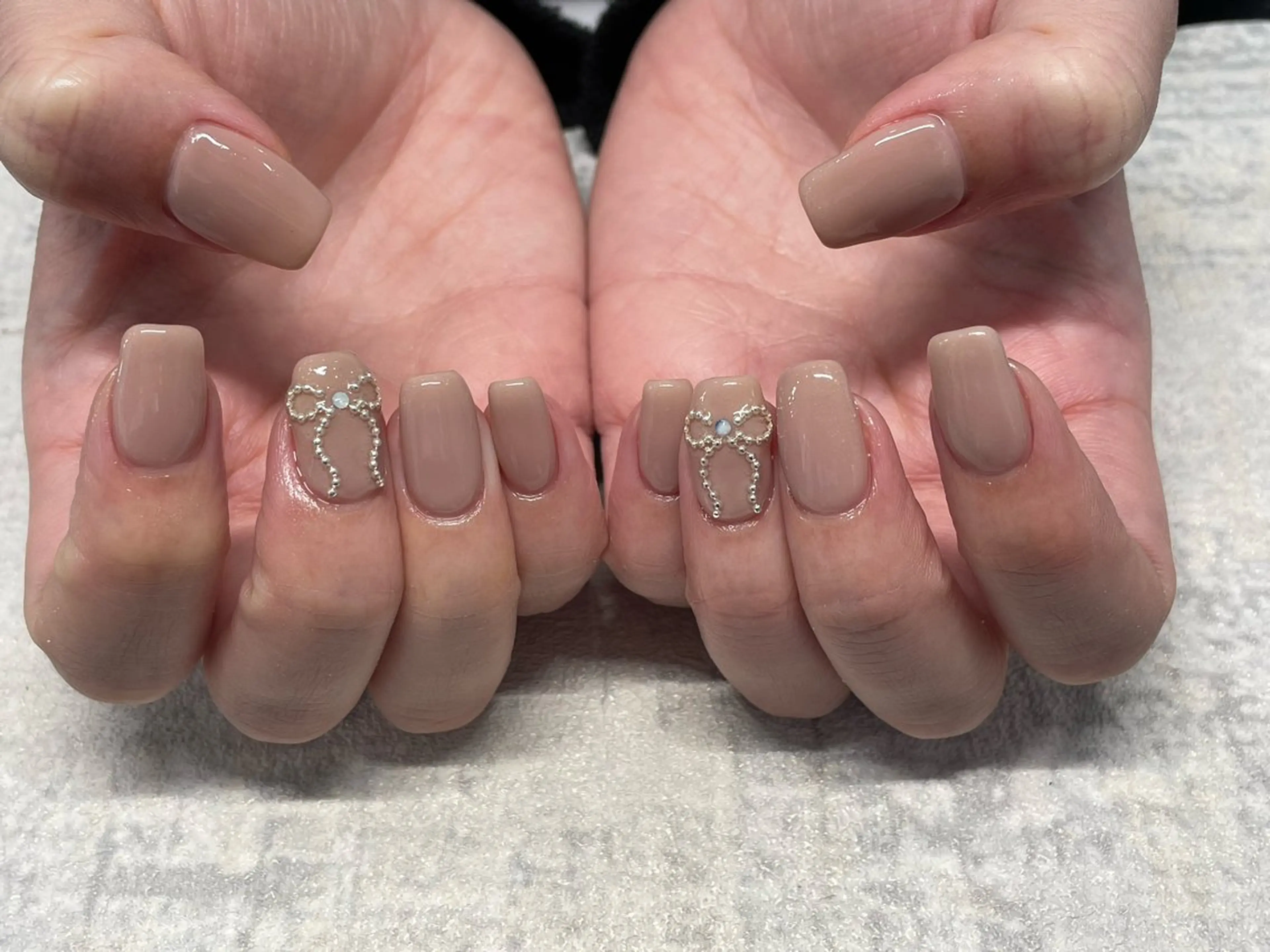 口コミ投稿してくださる方限定！！💌/ワンカラー【オフあり】🎀パラジェル/フィルイン／韓国ネイル/キレイめネイルの写真