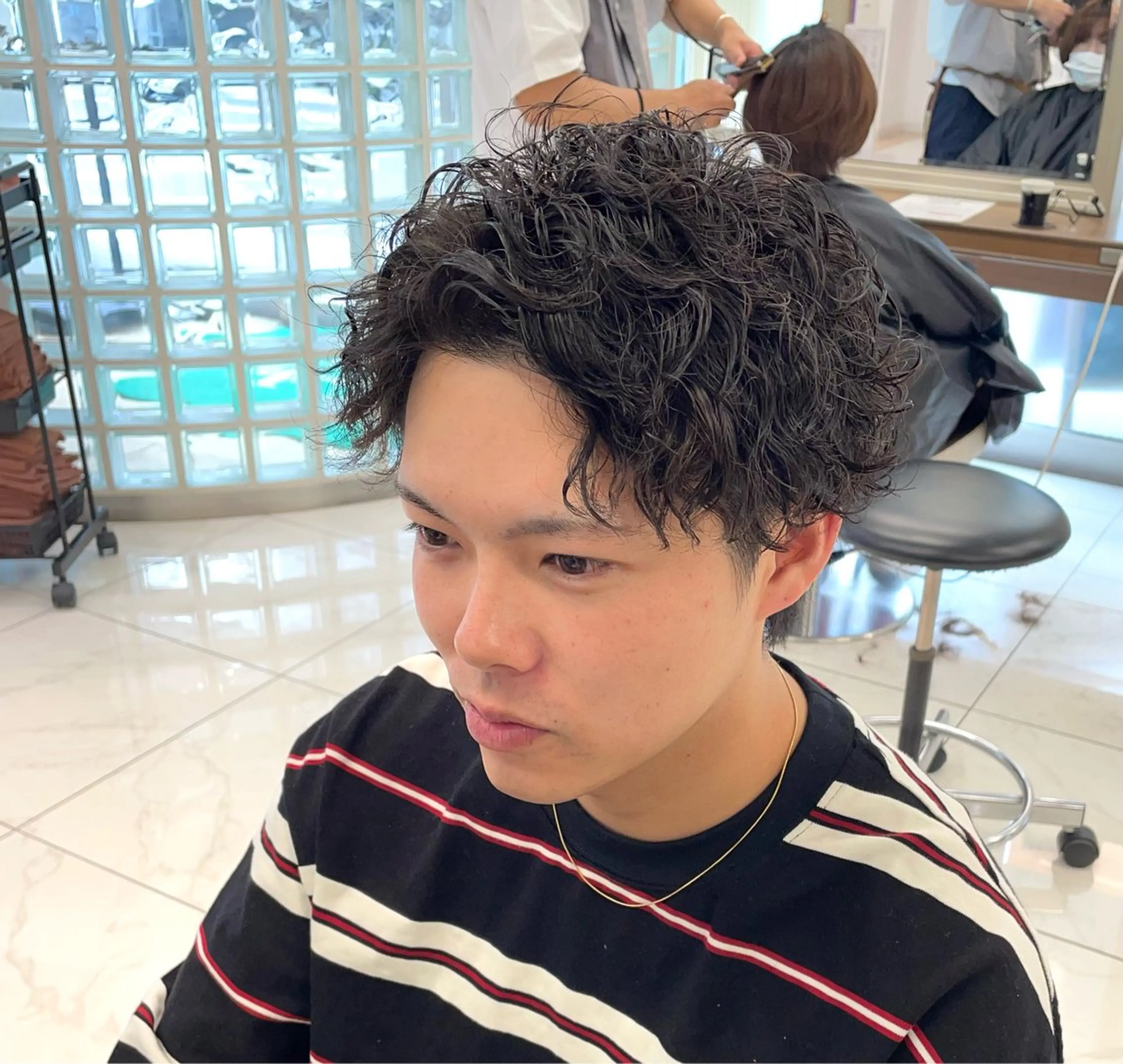 ショート パーマ メンズ カット パーマ 【メンズ特化】 池田大成✂︎のヘアスタイル