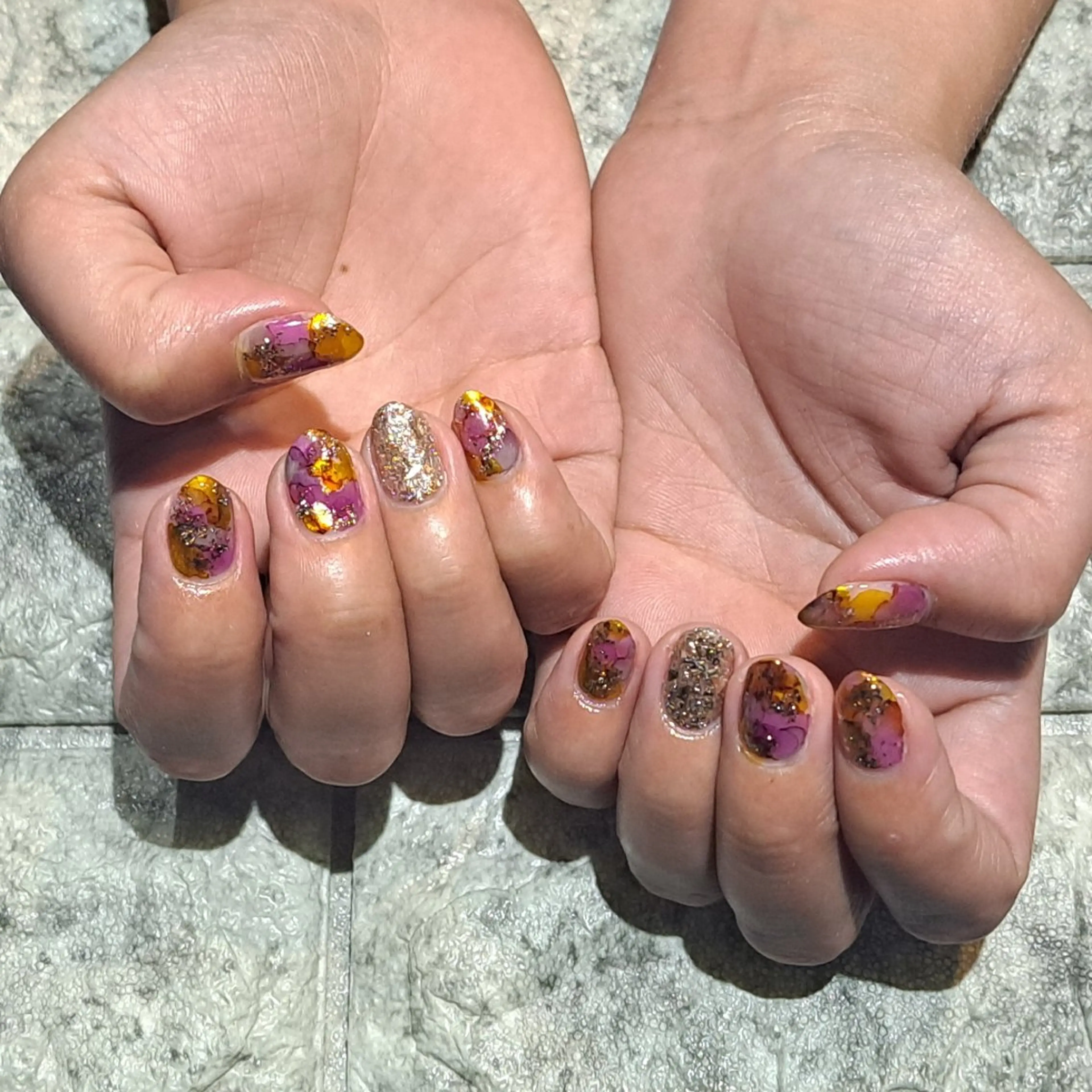 ネイル ハンドネイル RounGe町田店 🧸大谷のネイルデザイン