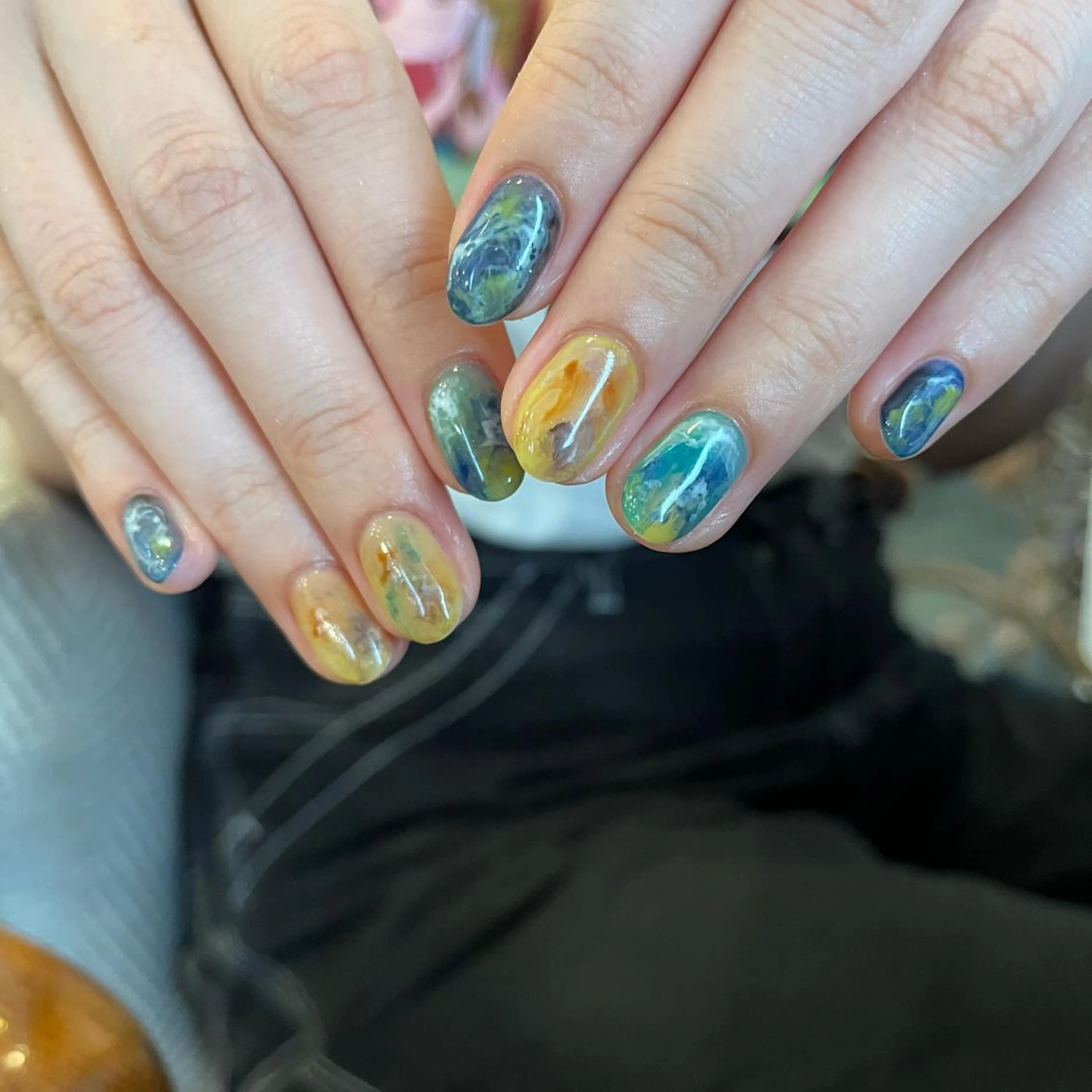 ネイル ハンドネイル Trico Antique所属・岩本 杏のネイルデザイン