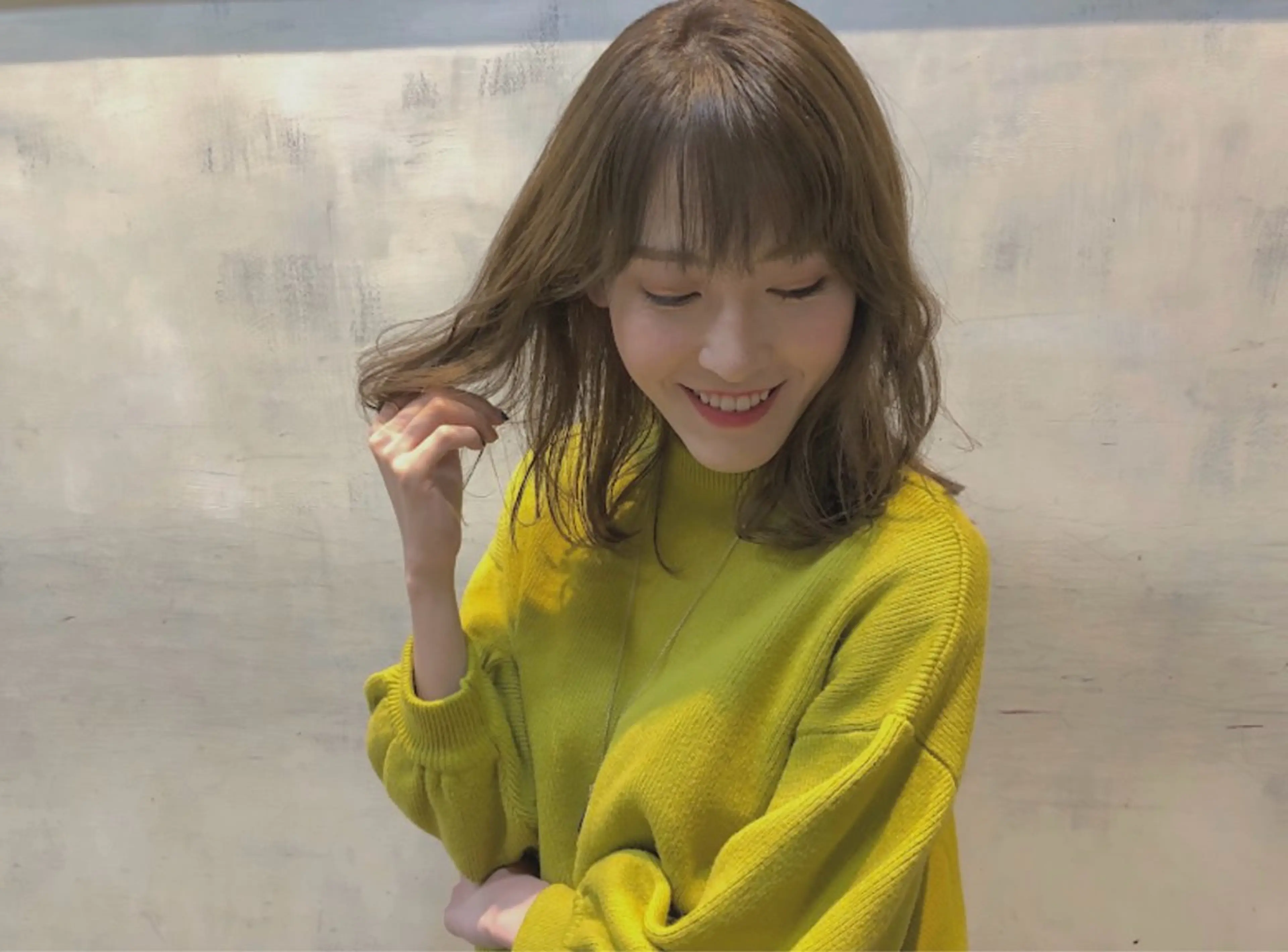 ミディアム カラー カット ヘアカラー トリートメント SHIN 白楽店/Loops所属・髪質改善/かわの ひとしのヘアスタイル