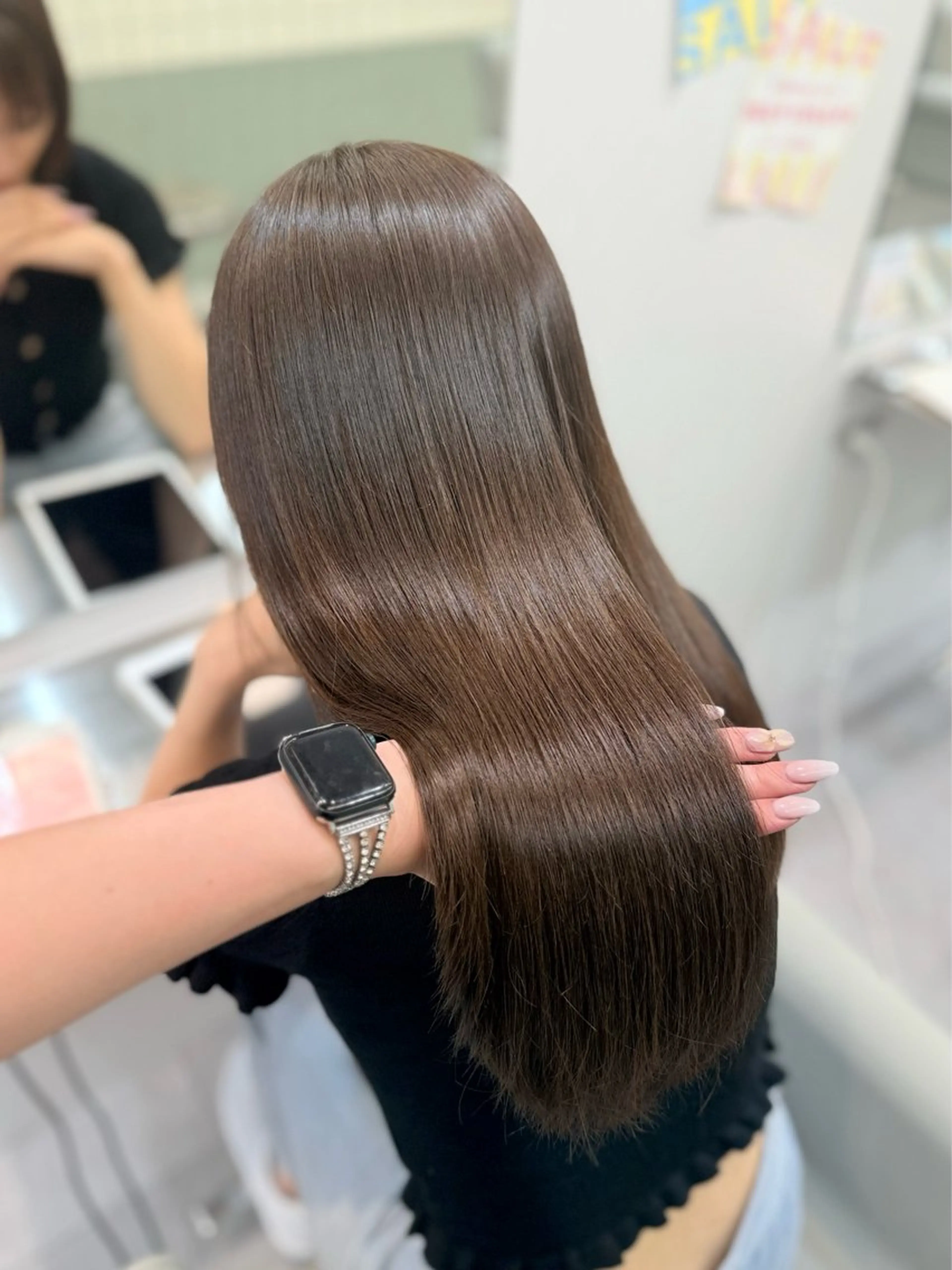 ❤️‍🔥限定価格❤️‍🔥【髪質診断あり】髪質改善トリートメント＋スタイリング🫧超音波アイロン付き🫧の写真