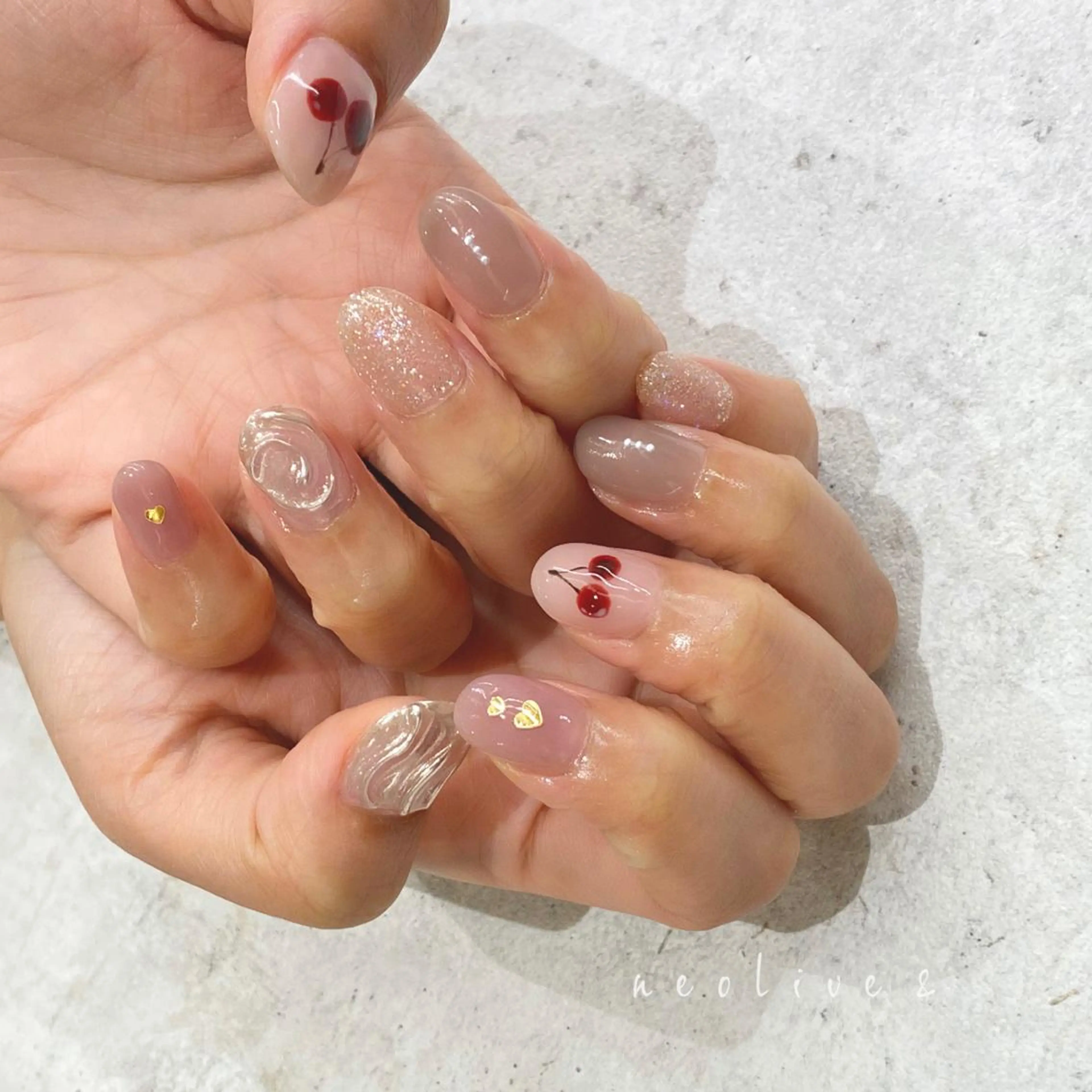 ネイル ハンドネイル Yuriko Omi パラジェル/渋谷のネイルデザイン