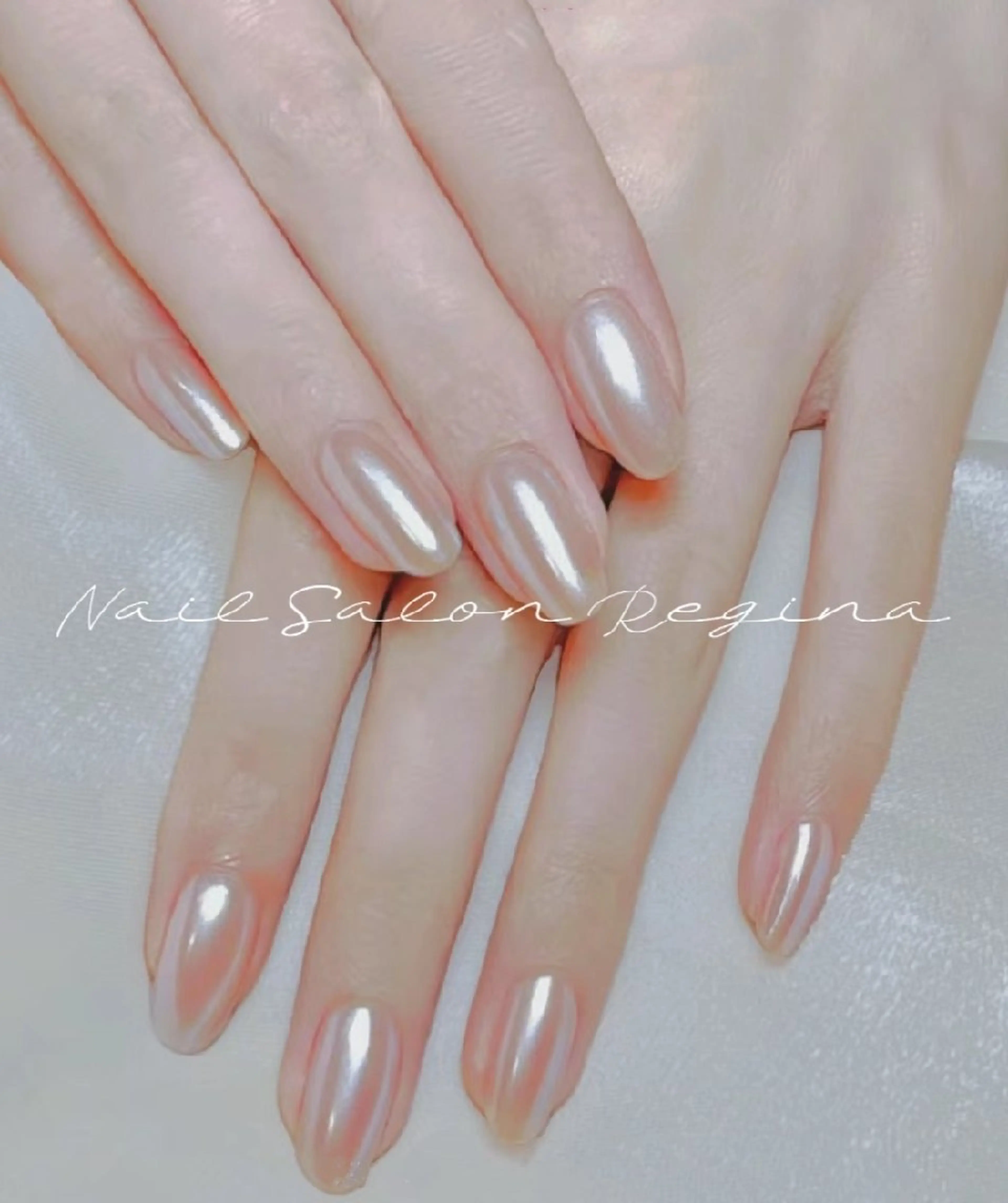 【minimo限定　自爪HAND】ミラー ・ オーロラネイル ￥6,980→¥5,980の写真